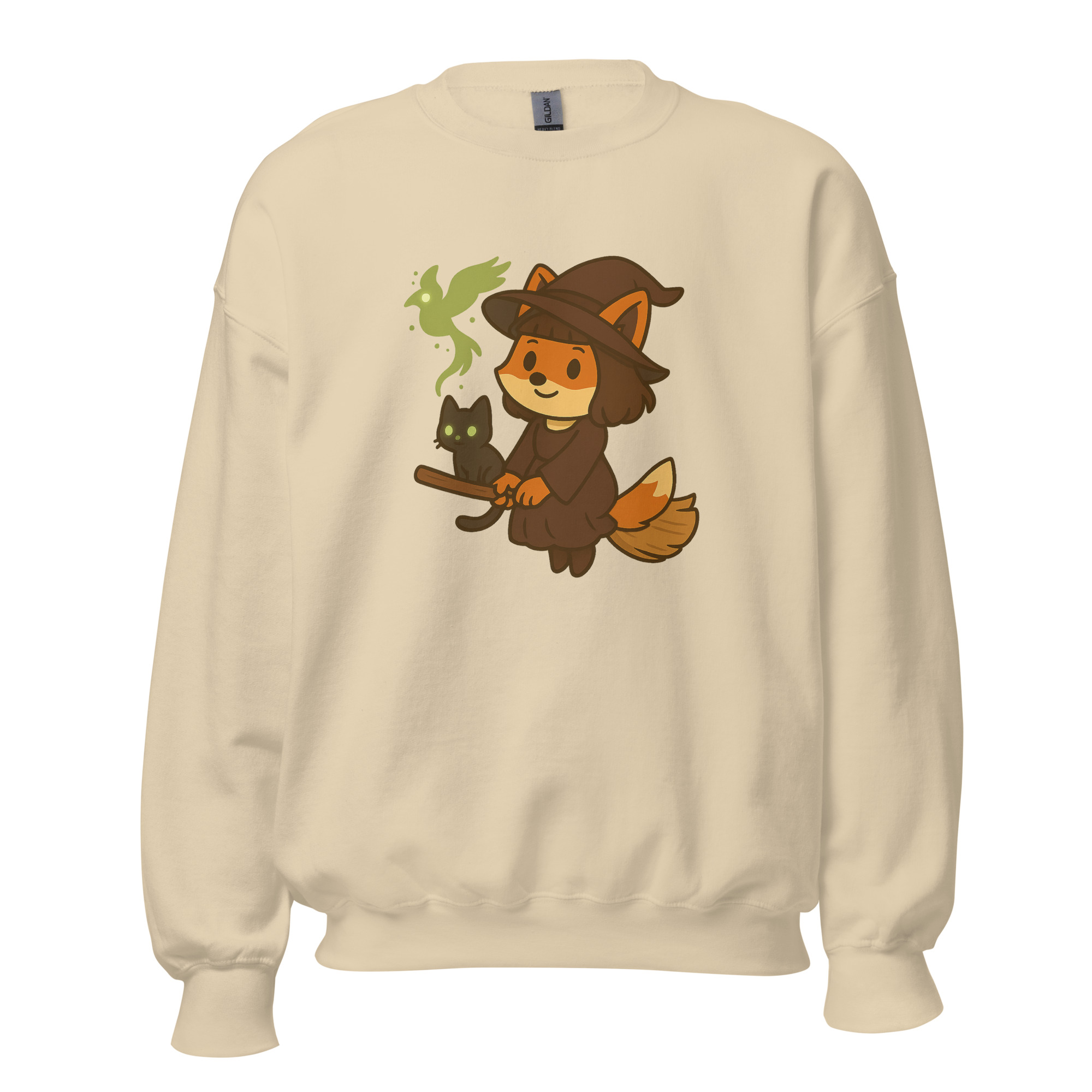 Fox Witch - DTF-Unisex-Pullover – Bild 45
