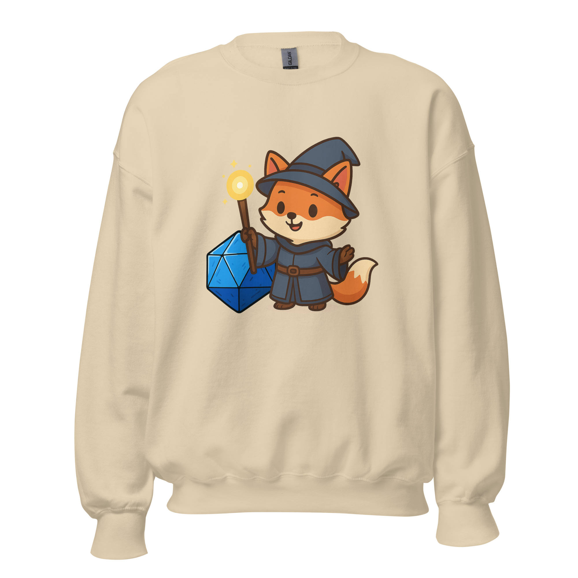 Dicefox Wizard - DTF-Unisex-Pullover – Bild 45