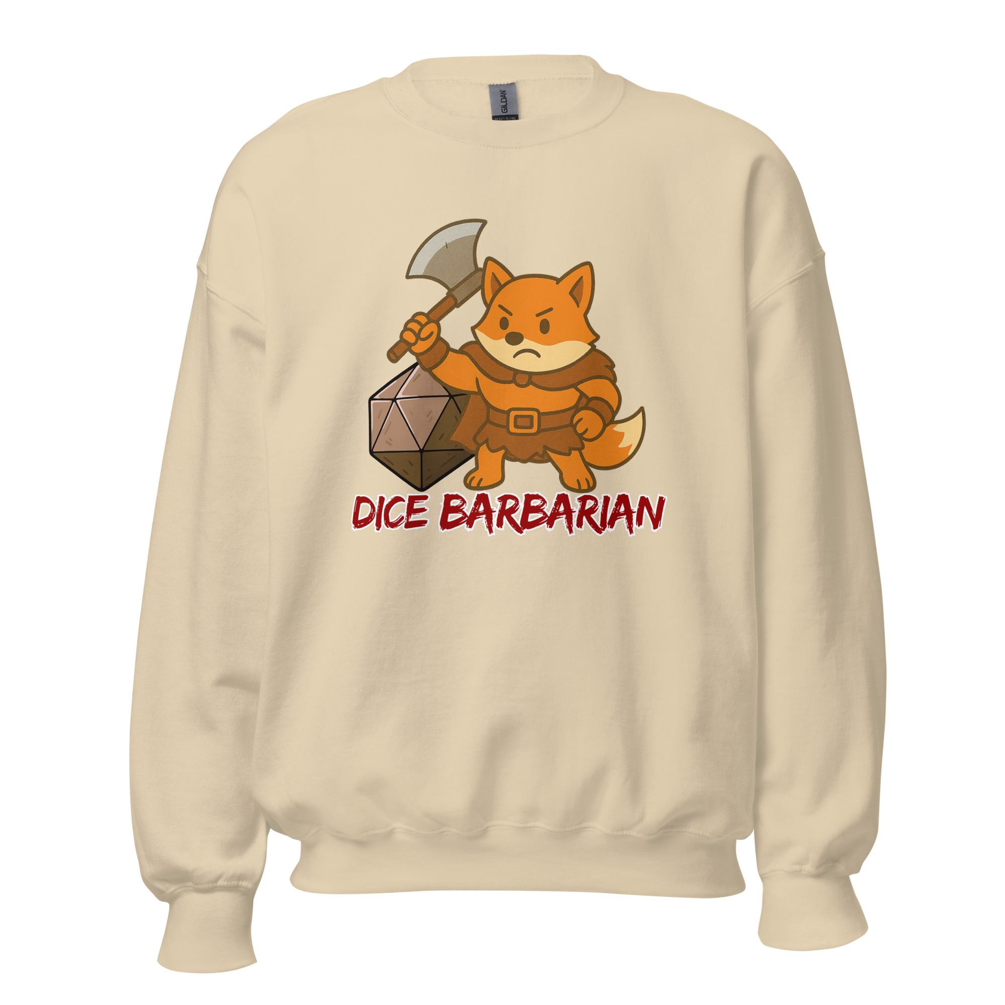 Dice Barbarian - DTF-Unisex-Pullover – Bild 45