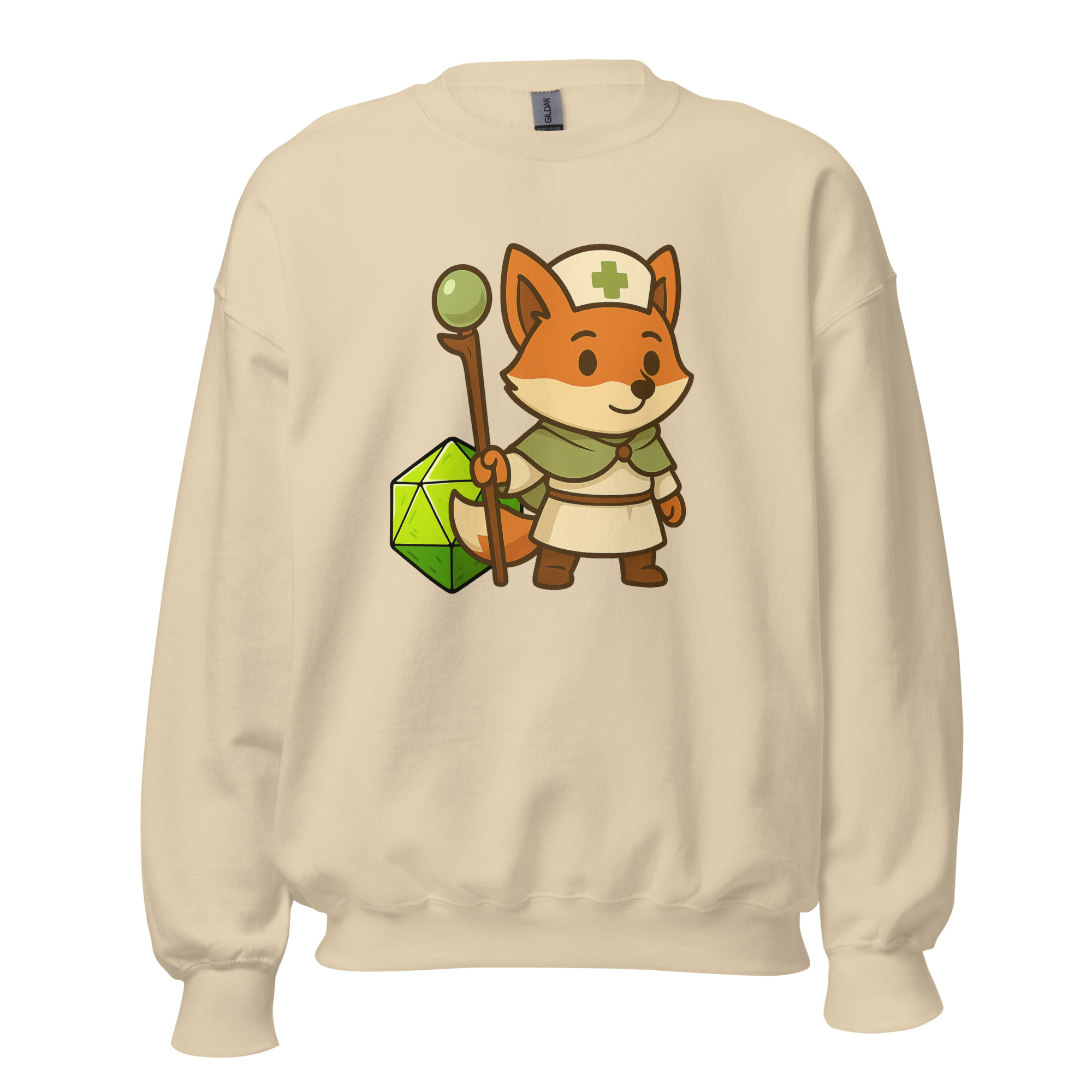 Dicefox Cleric - DTF-Unisex-Pullover – Bild 45
