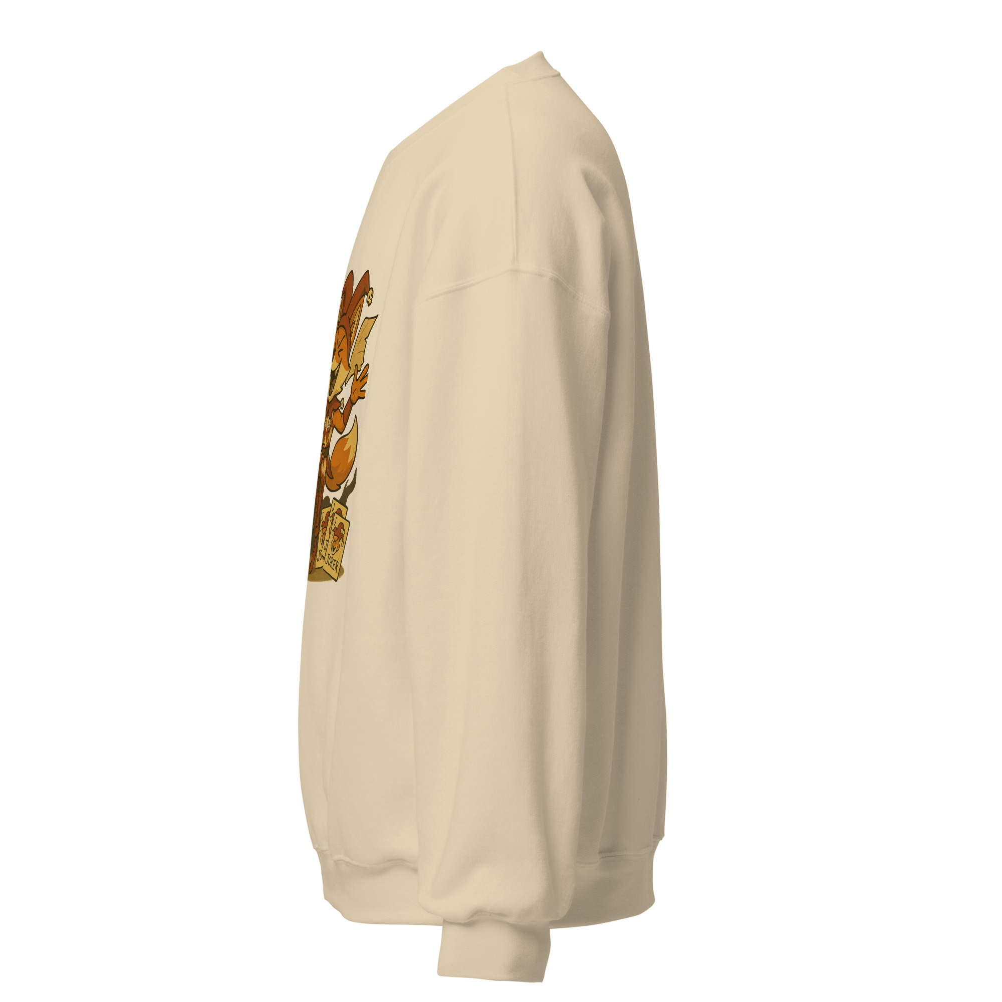 Dicefox Jester - DTF-Unisex-Pullover – Bild 47