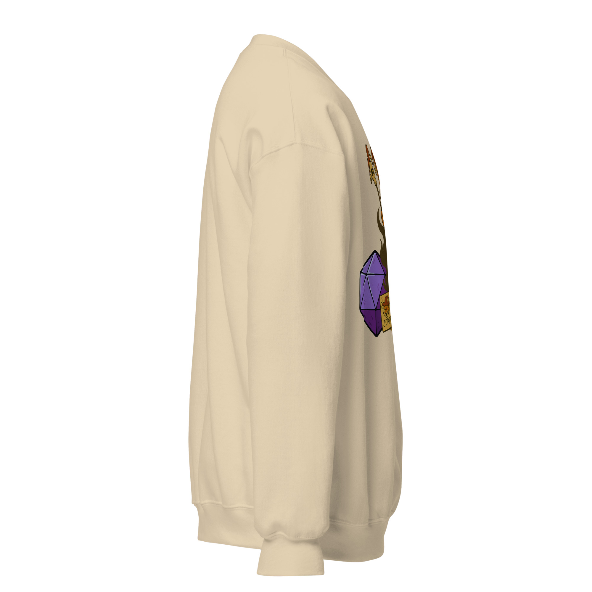 Dicefox Jester - DTF-Unisex-Pullover – Bild 48