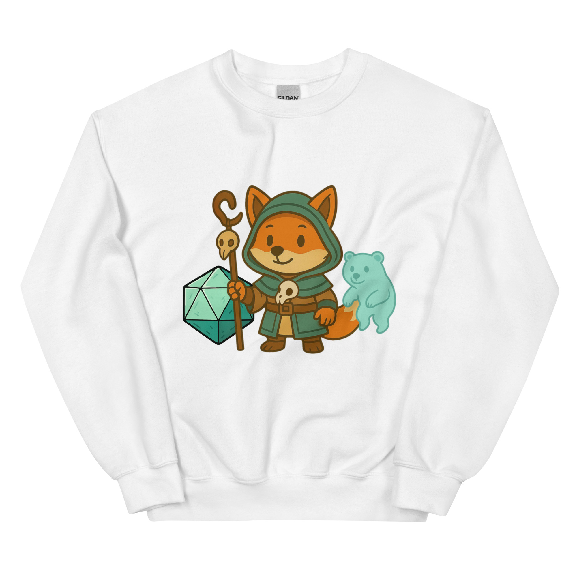 Dicefox Shaman - DTF-Unisex-Pullover – Bild 27