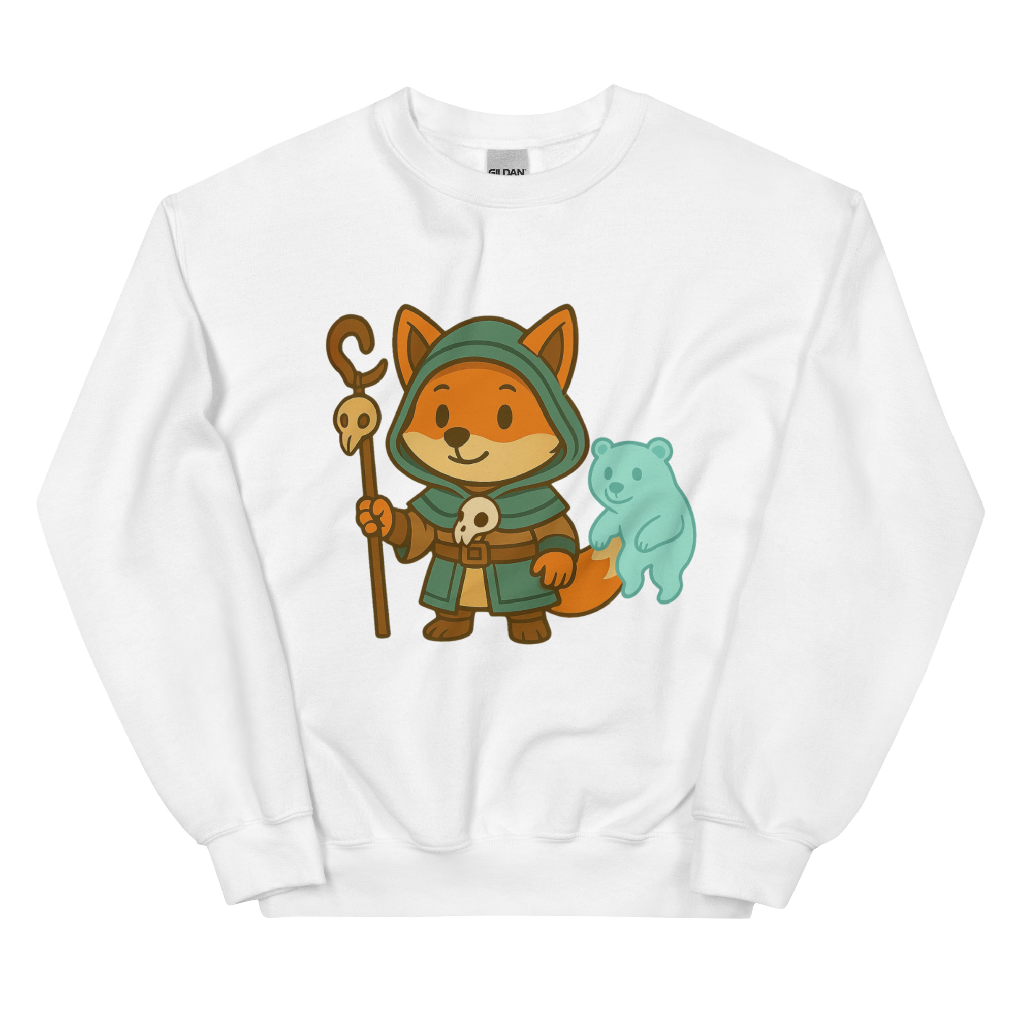 Fox Shaman - DTF-Unisex-Pullover – Bild 27