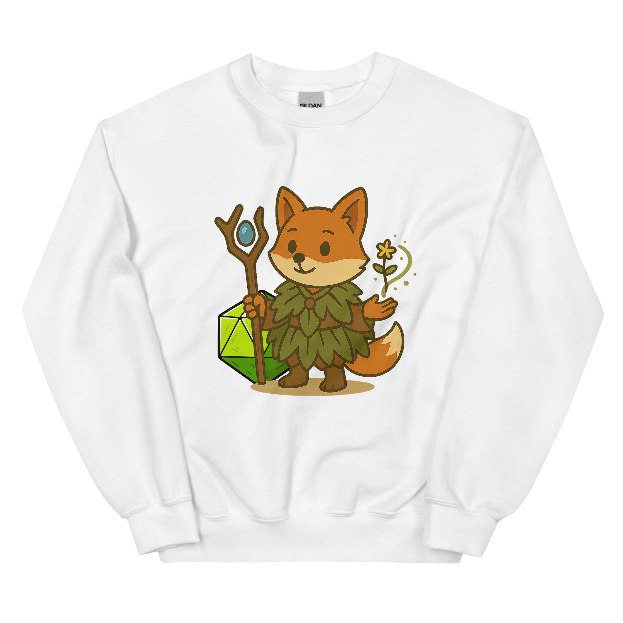 Dicefox Druid - DTF-Unisex-Pullover – Bild 27