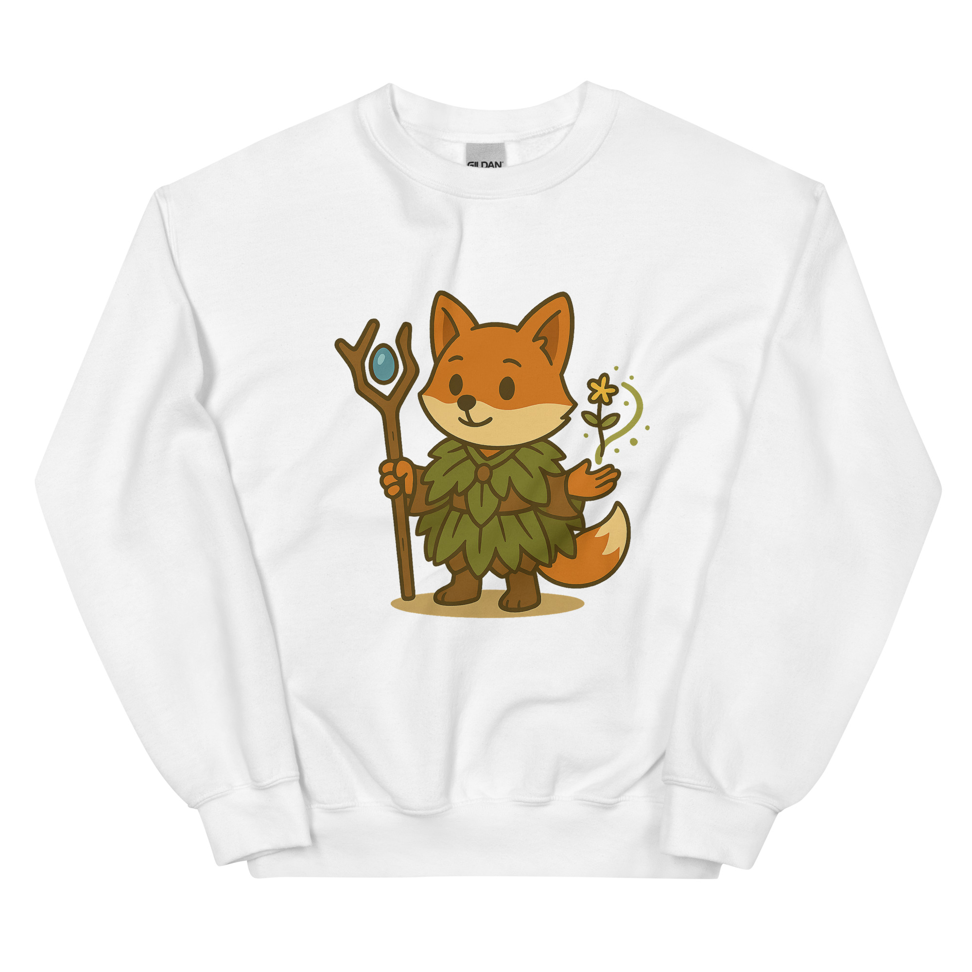 Fox Druid - DTF-Unisex-Pullover – Bild 27