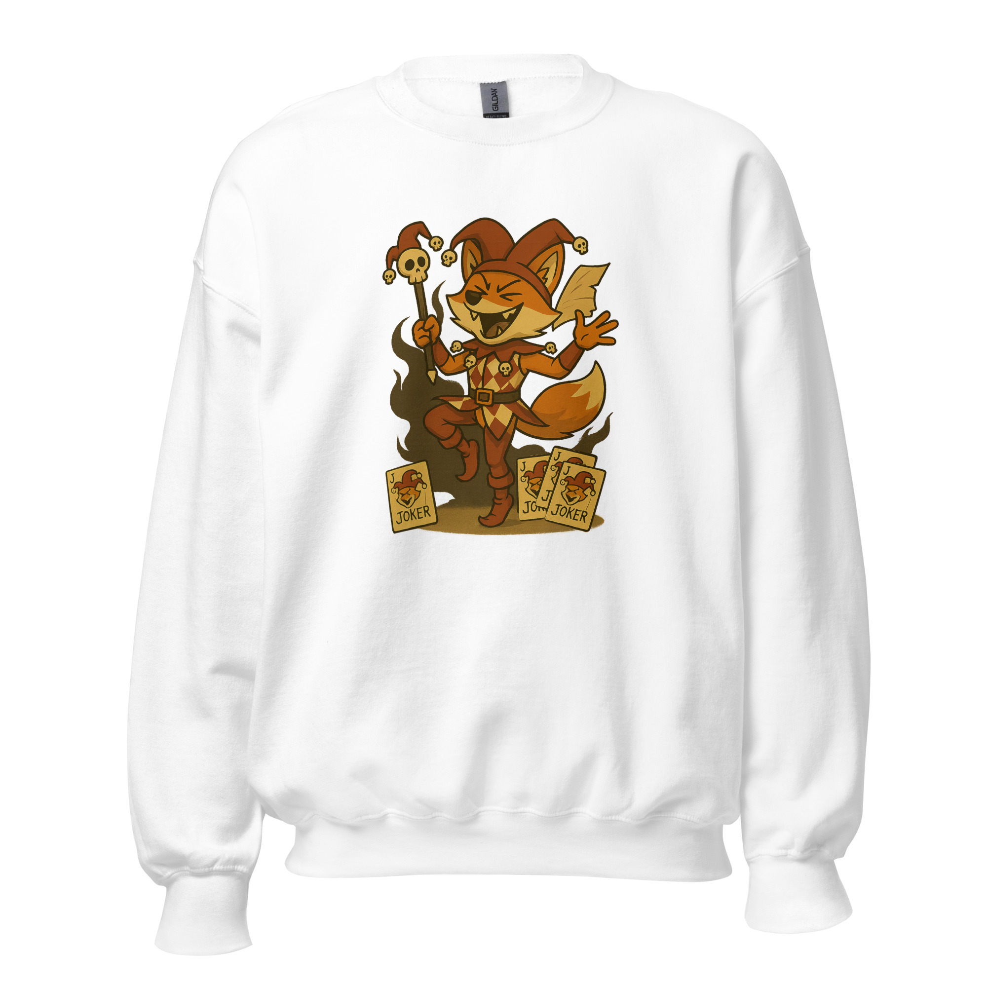 Fox Jester - DTF-Unisex-Pullover – Bild 53