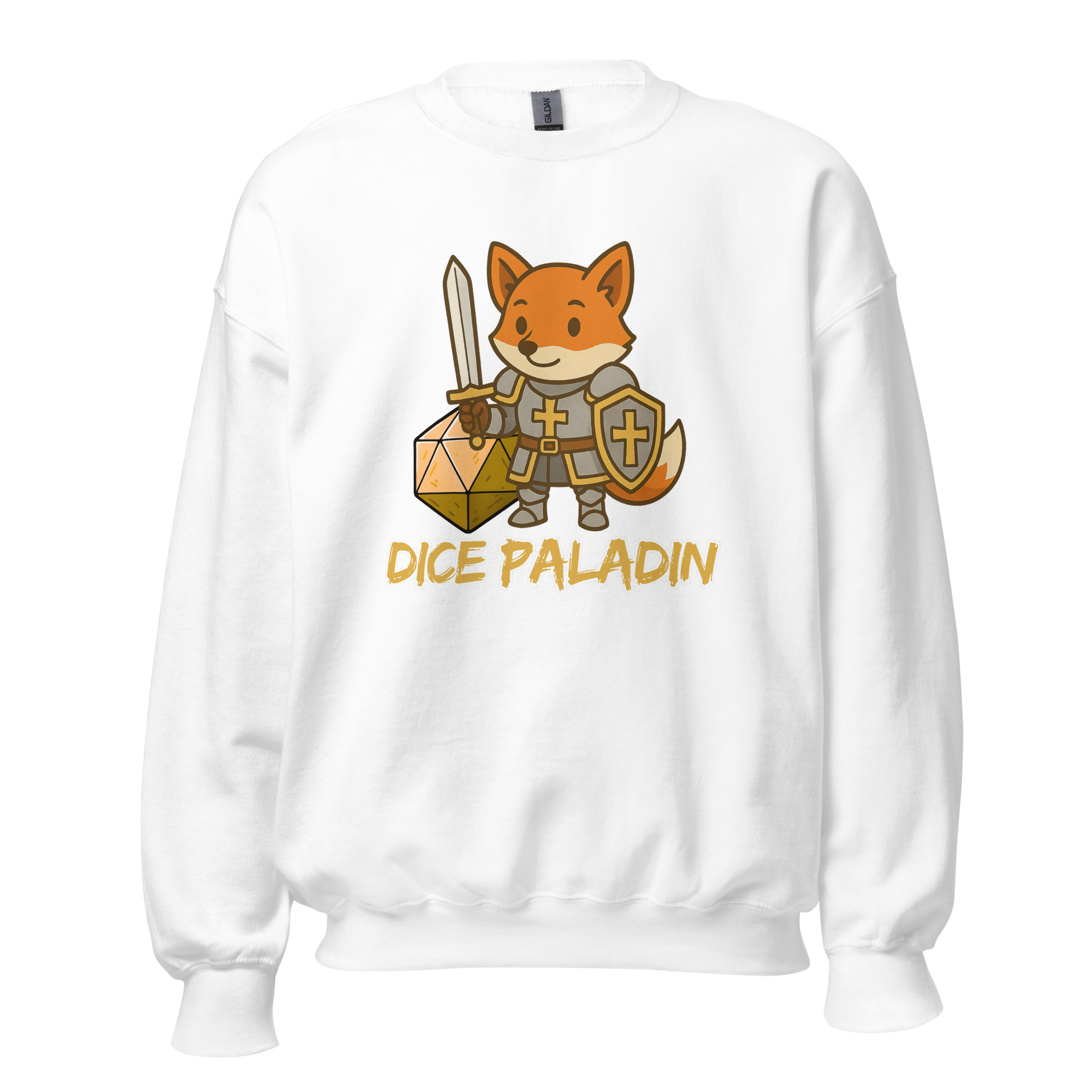Dice Paladin - DTF-Unisex-Pullover – Bild 53