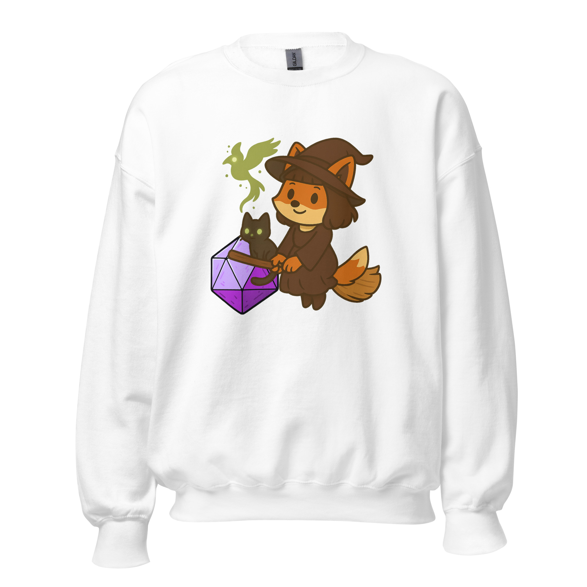 Dicefox Witch - DTF-Unisex-Pullover – Bild 53
