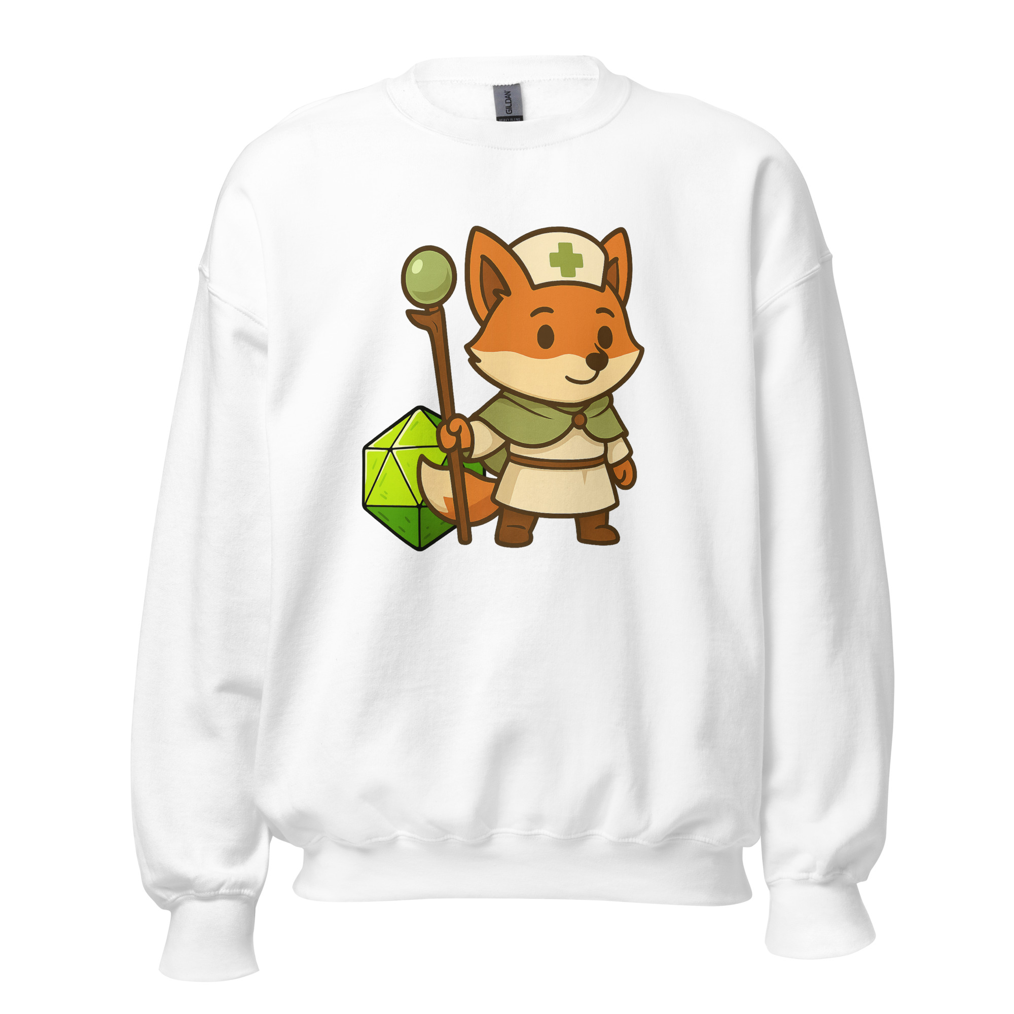 Dicefox Cleric - DTF-Unisex-Pullover – Bild 53