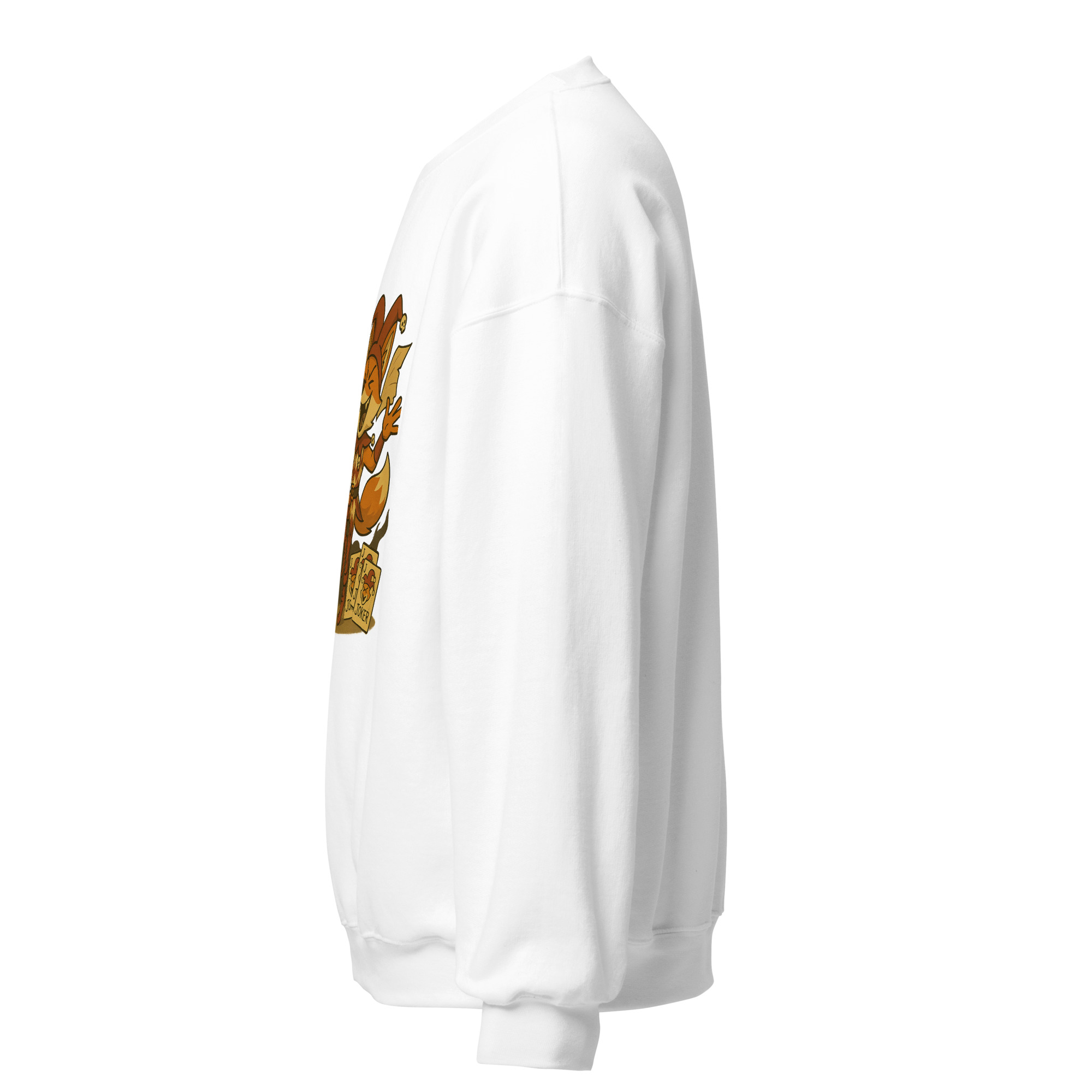 Dicefox Jester - DTF-Unisex-Pullover – Bild 55