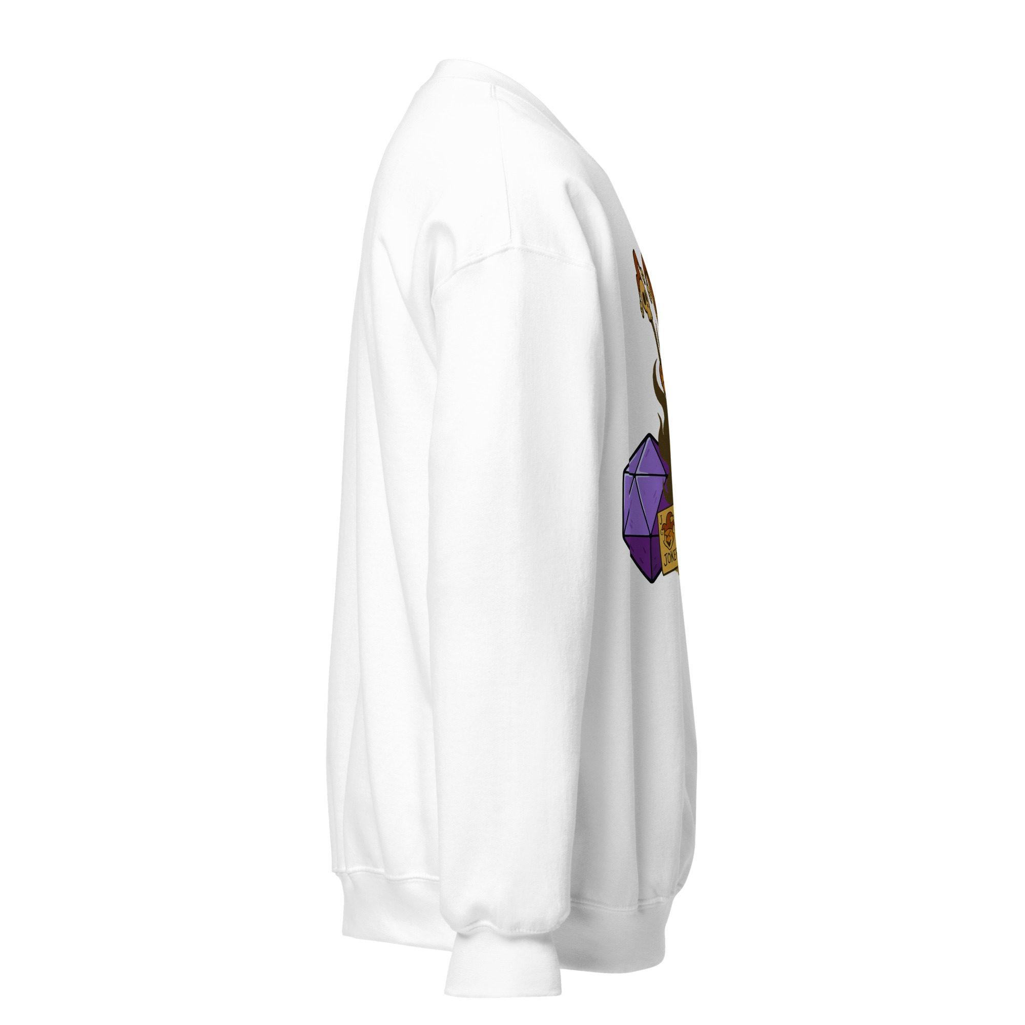 Dicefox Jester - DTF-Unisex-Pullover – Bild 56