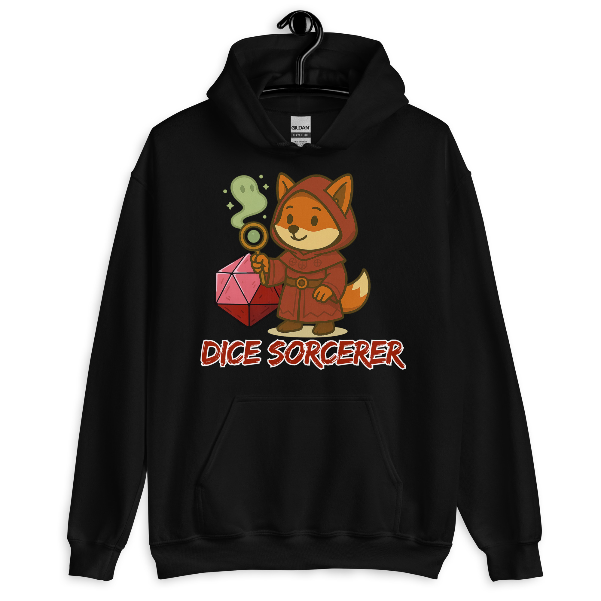 Dice Sorcerer - DTF-Unisex-Kapuzenpullover