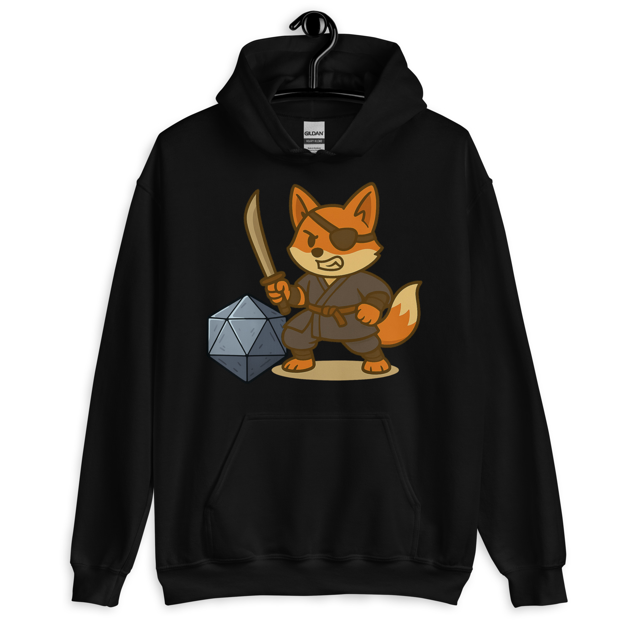 Dicefox Ronin - DTF-Unisex-Kapuzenpullover