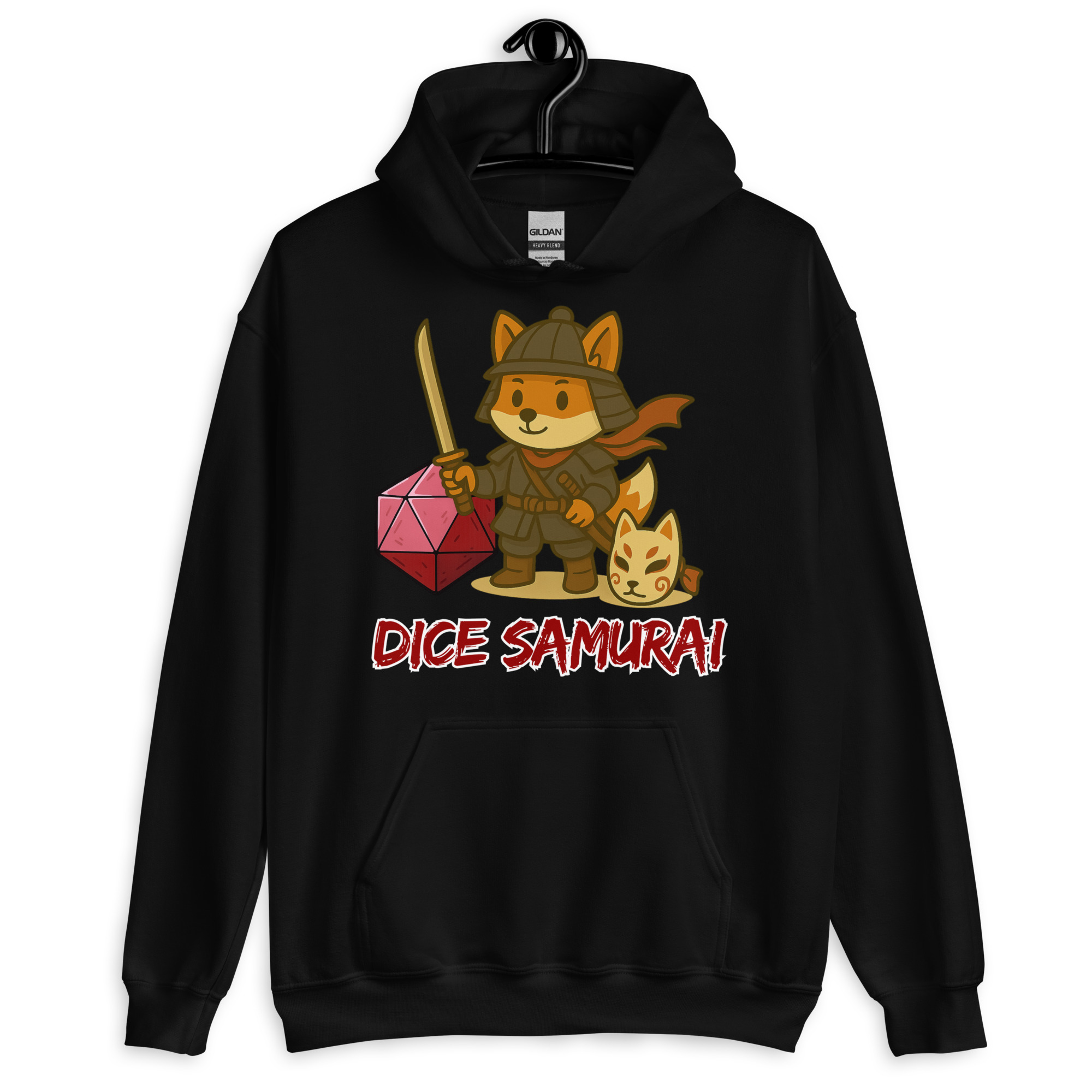 Dice Samurai - DTF-Unisex-Kapuzenpullover