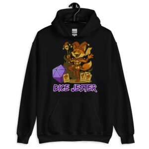 Dice Jester - DTF-Unisex-Kapuzenpullover