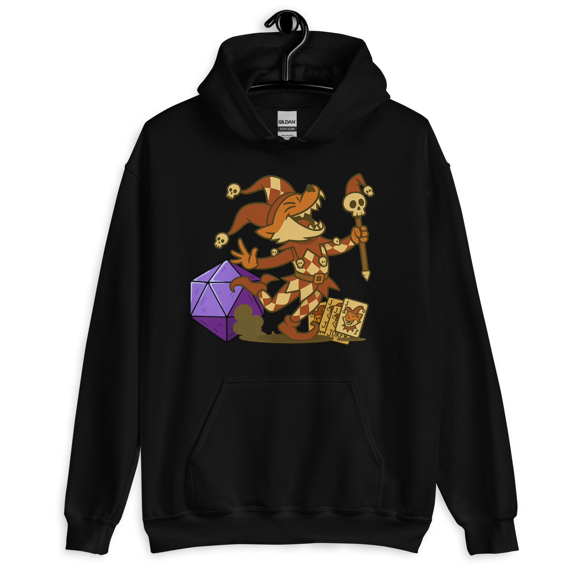 Dicefox Trickser - DTF-Unisex-Kapuzenpullover