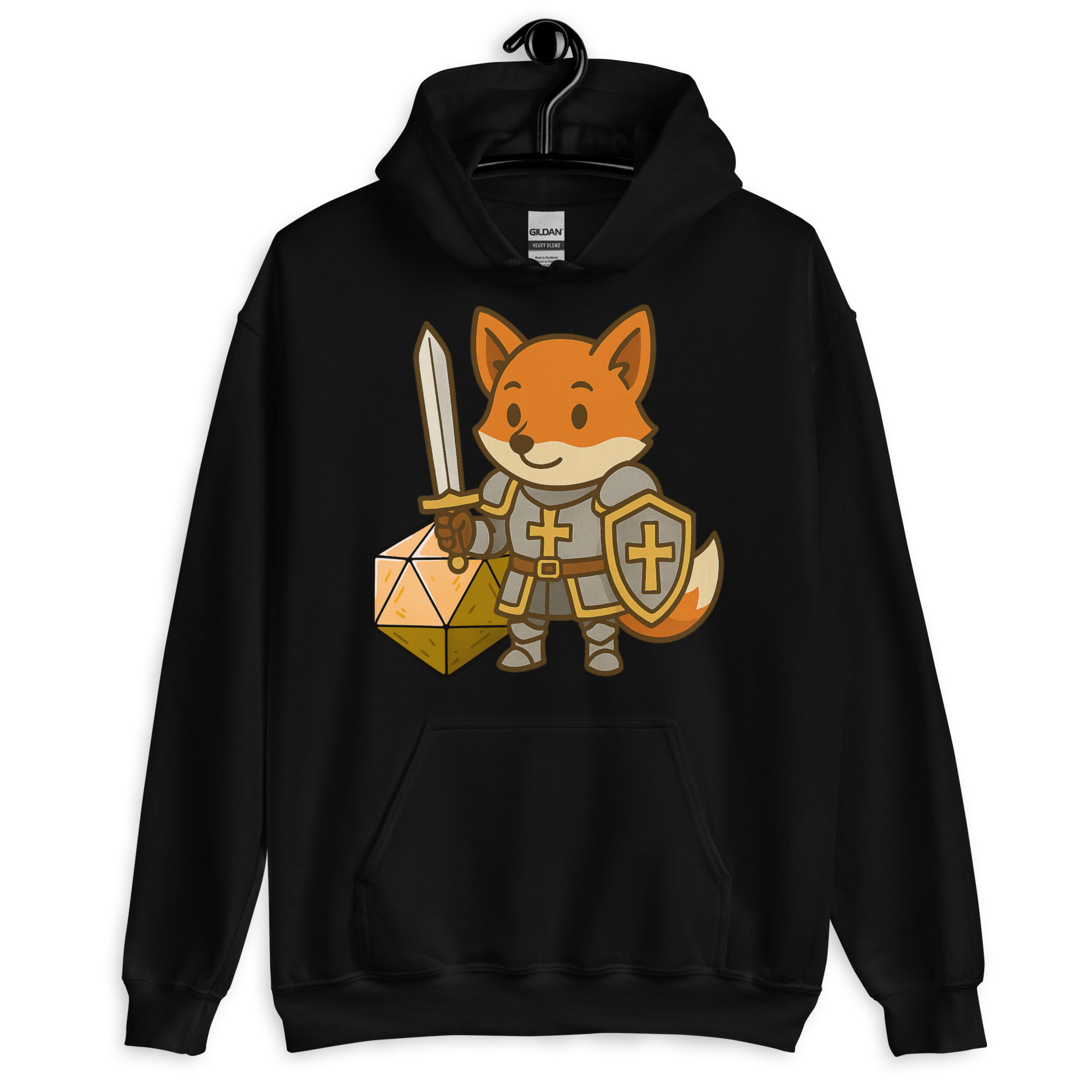Dicefox Paladin - DTF-Unisex-Kapuzenpullover