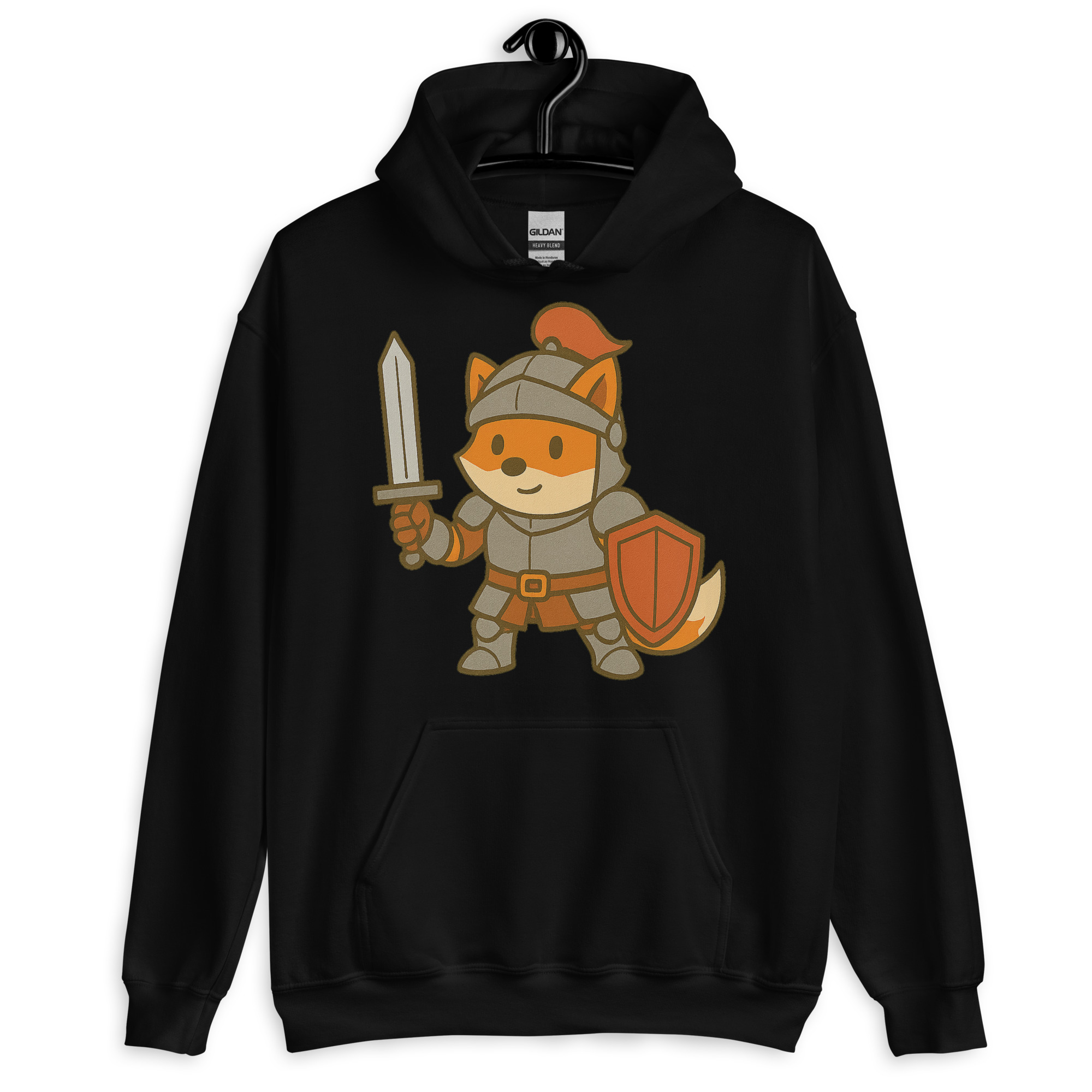 Fox Knight - DTF-Unisex-Kapuzenpullover