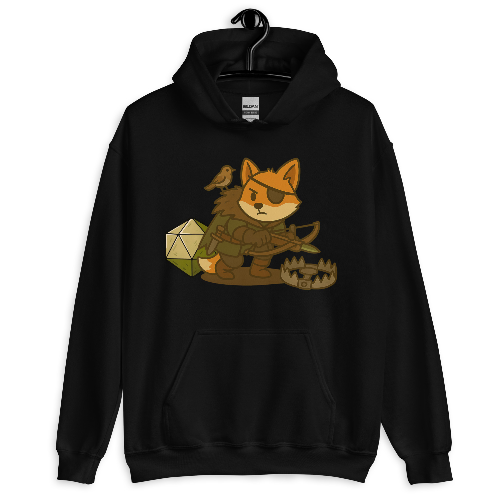 Dicefox Hunter - DTF-Unisex-Kapuzenpullover
