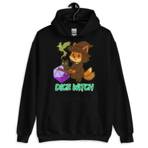 Dice Witch - DTF-Unisex-Kapuzenpullover
