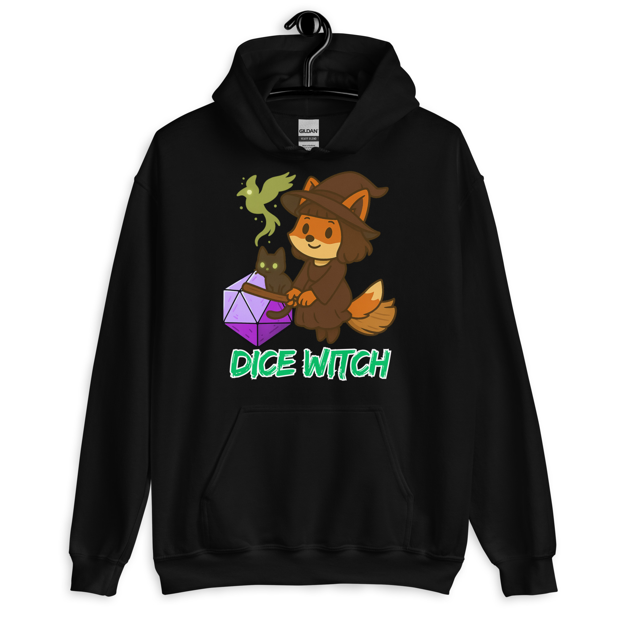 Dice Witch - DTF-Unisex-Kapuzenpullover