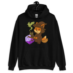 Dicefox Witch - DTF-Unisex-Kapuzenpullover