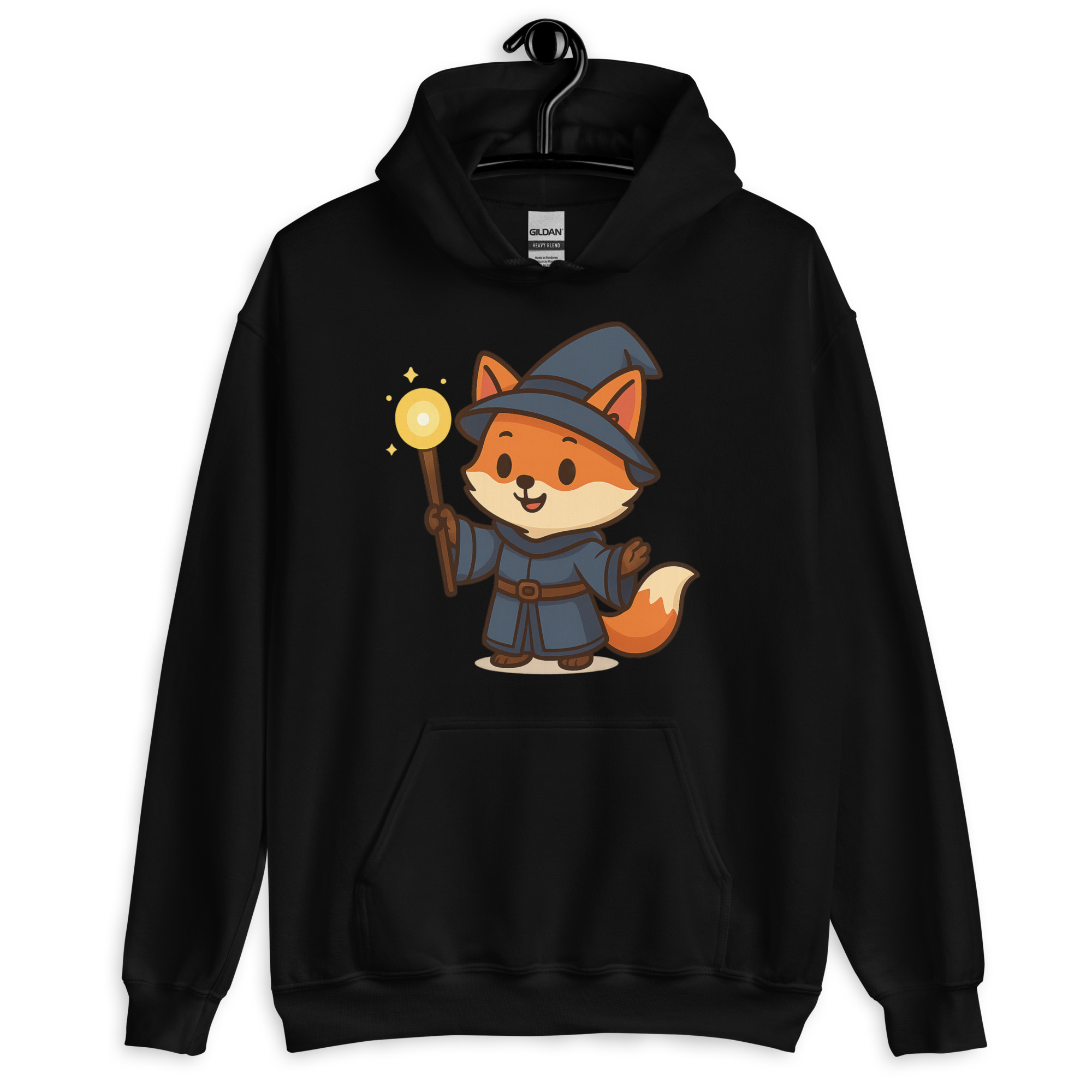 Fox Wizard - DTF-Unisex-Kapuzenpullover