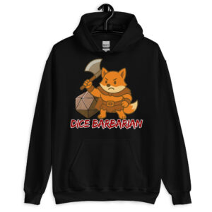 Dice Barbarian - DTF-Unisex-Kapuzenpullover