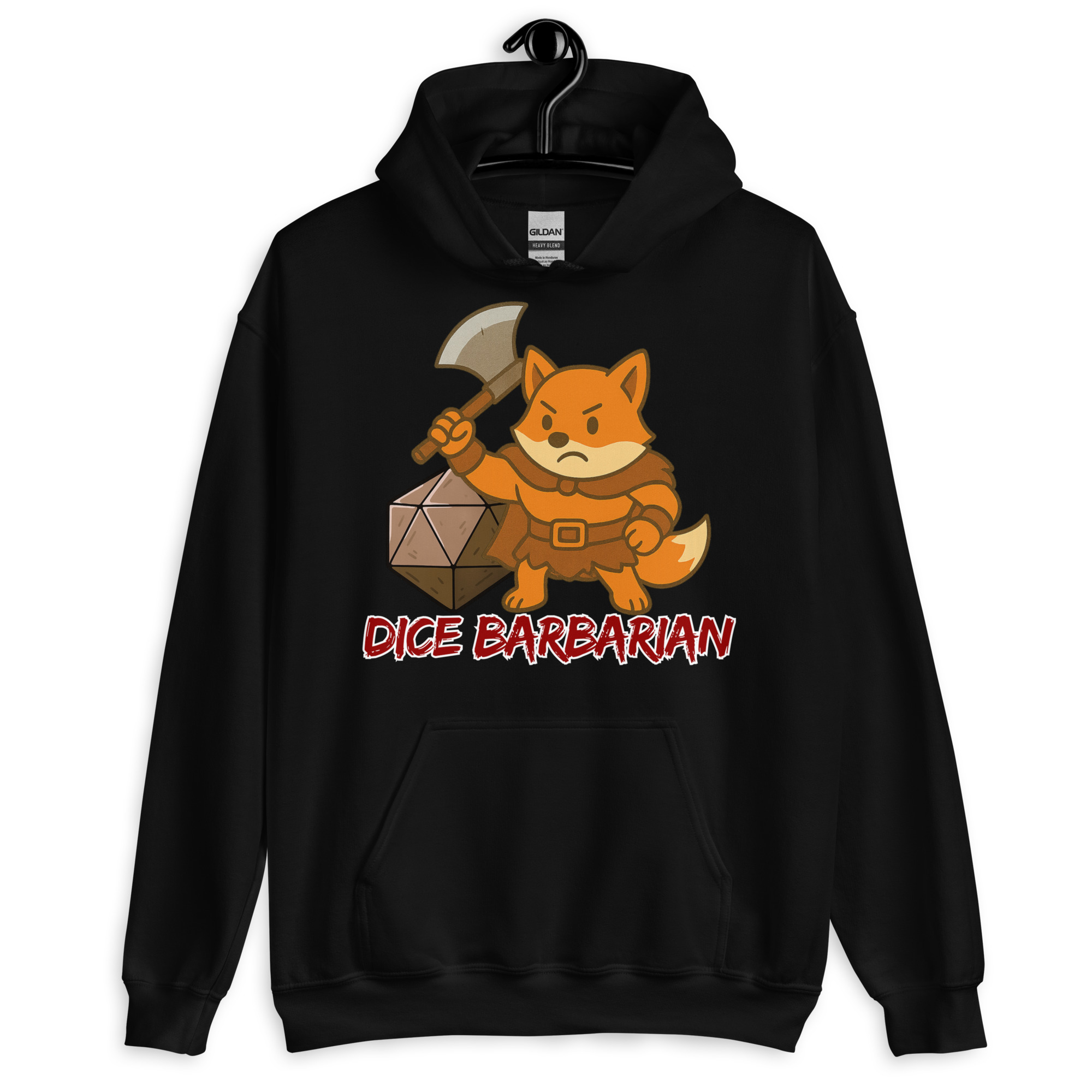 Dice Barbarian - DTF-Unisex-Kapuzenpullover
