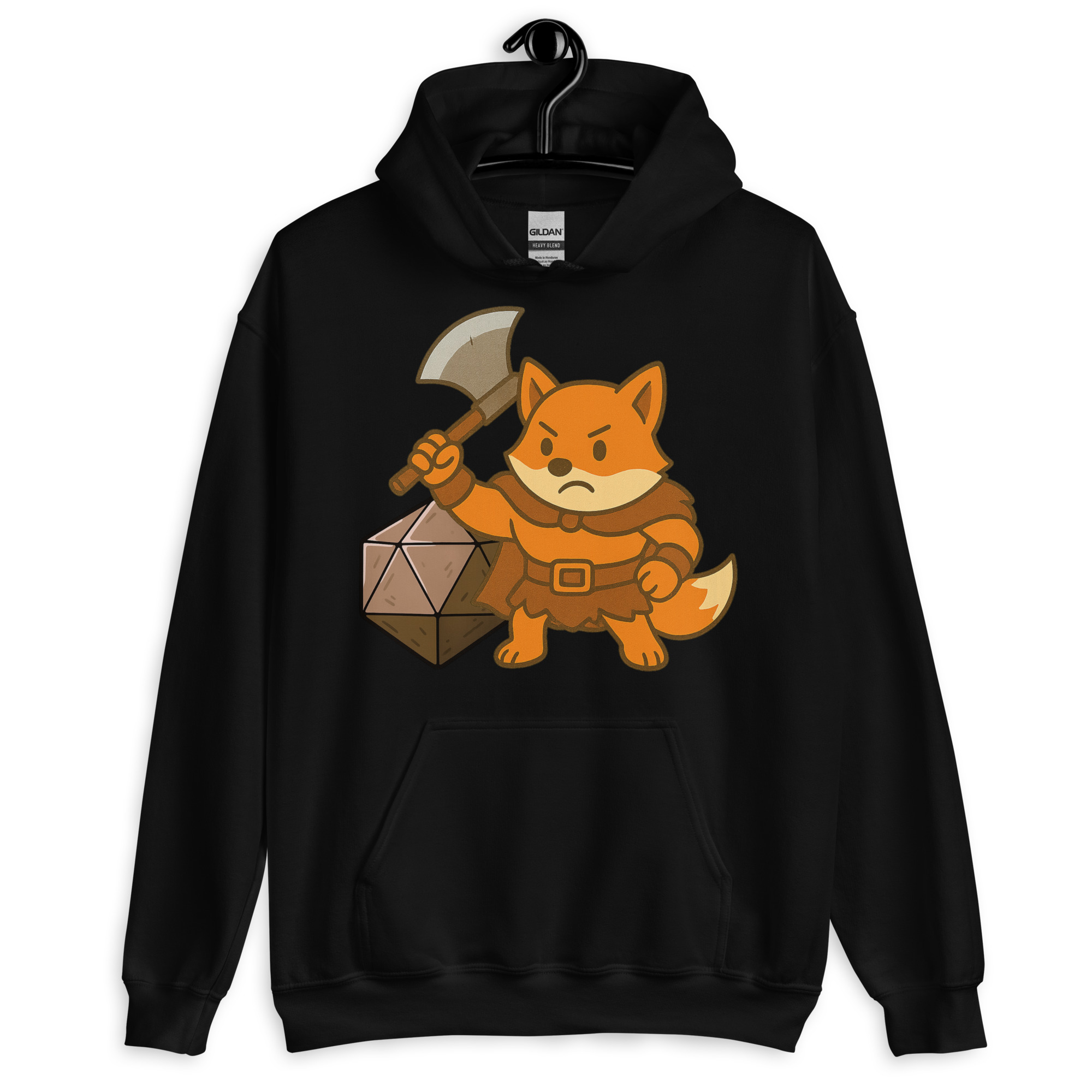 Dicefox Barbarian - DTF-Unisex-Kapuzenpullover