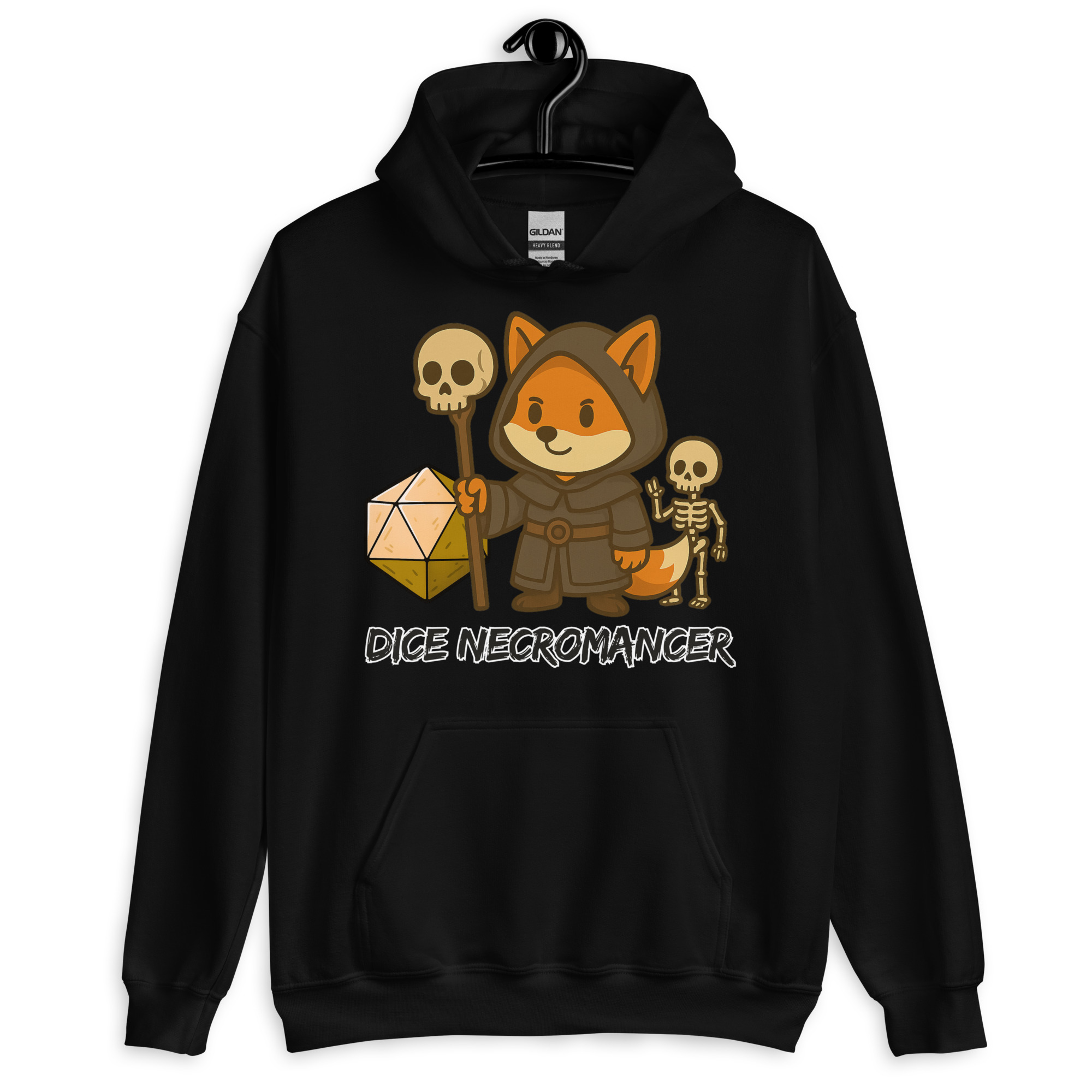Dice Necromancer - DTF-Unisex-Kapuzenpullover