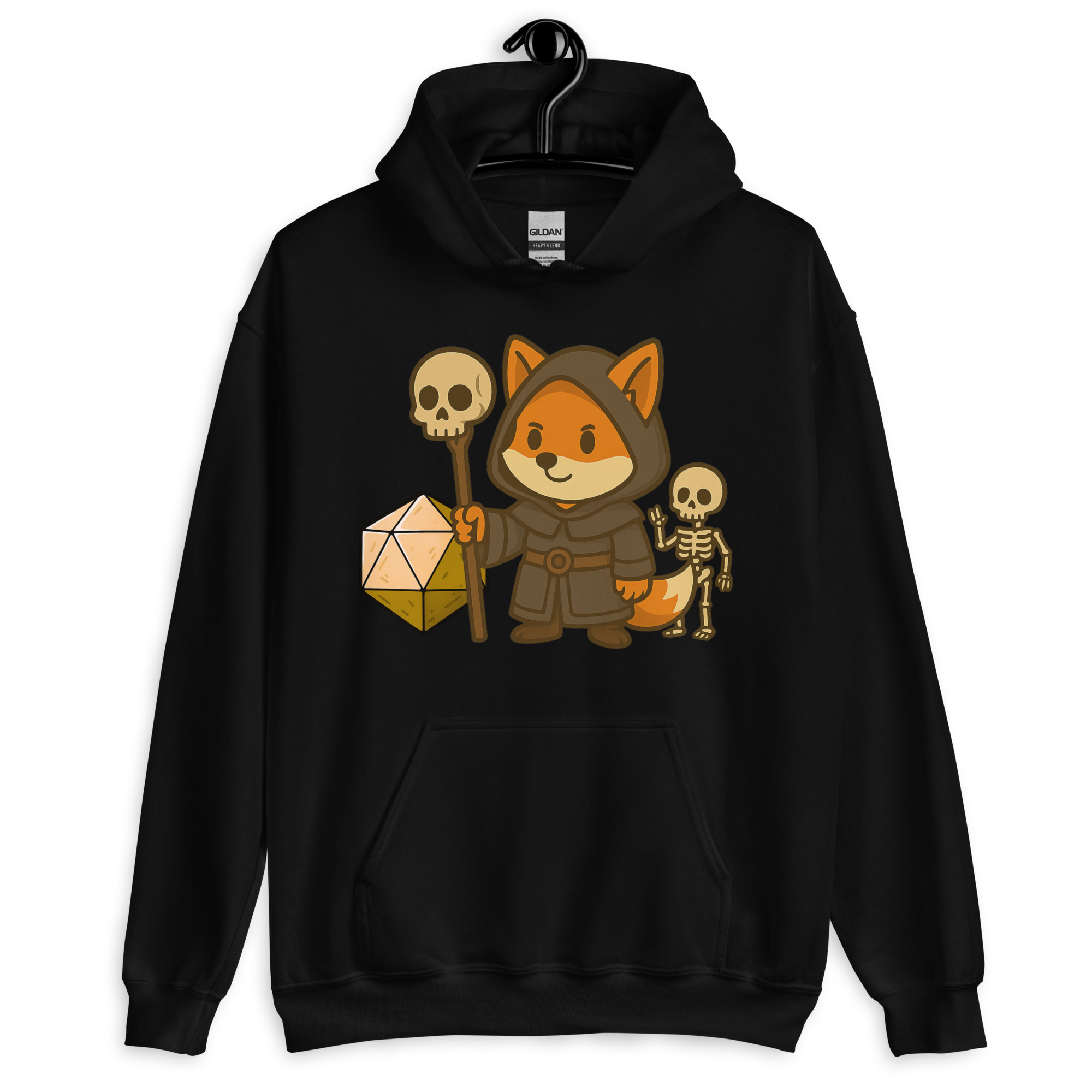 Dicefox Necromancer - DTF-Unisex-Kapuzenpullover