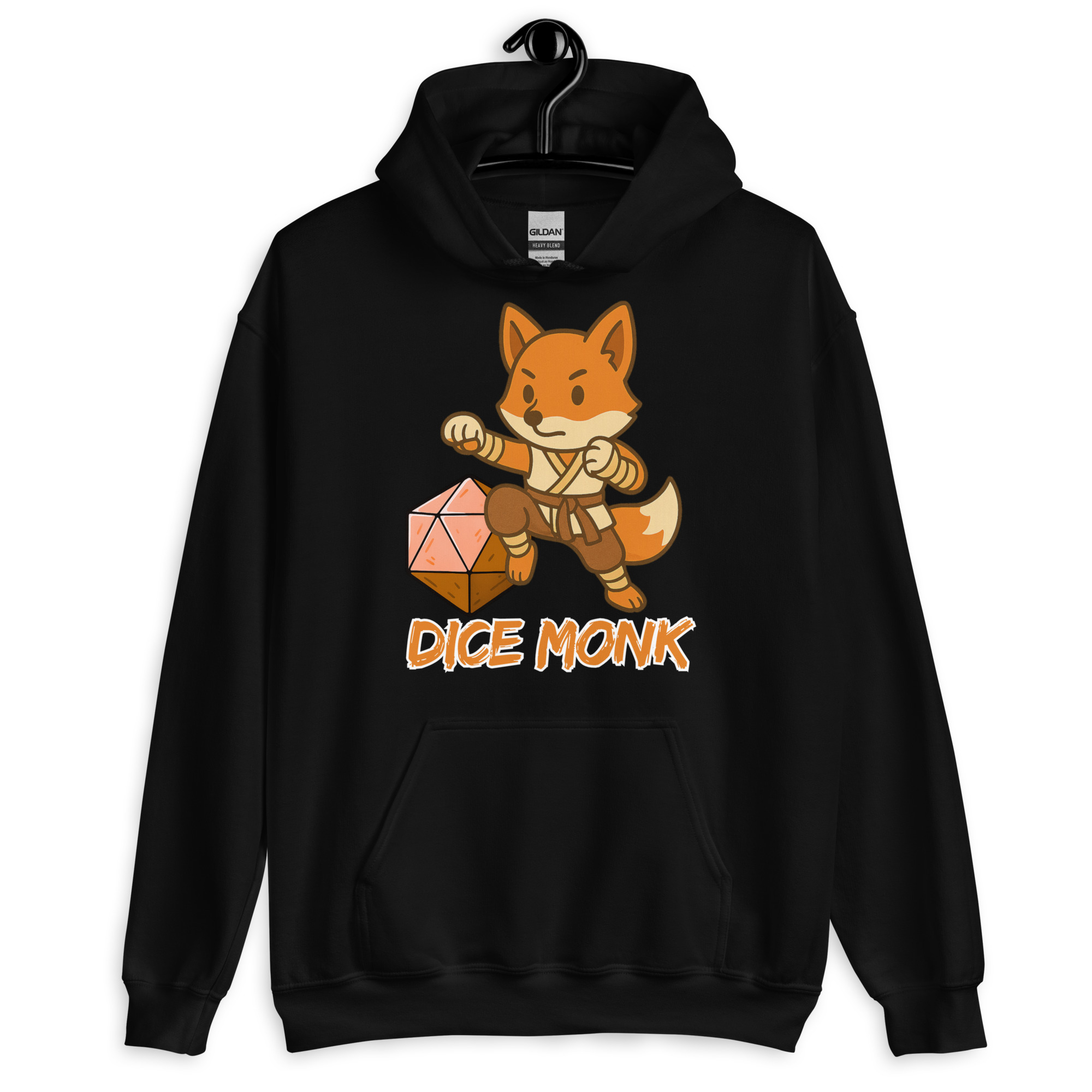 Dice Monk - DTF-Unisex-Kapuzenpullover