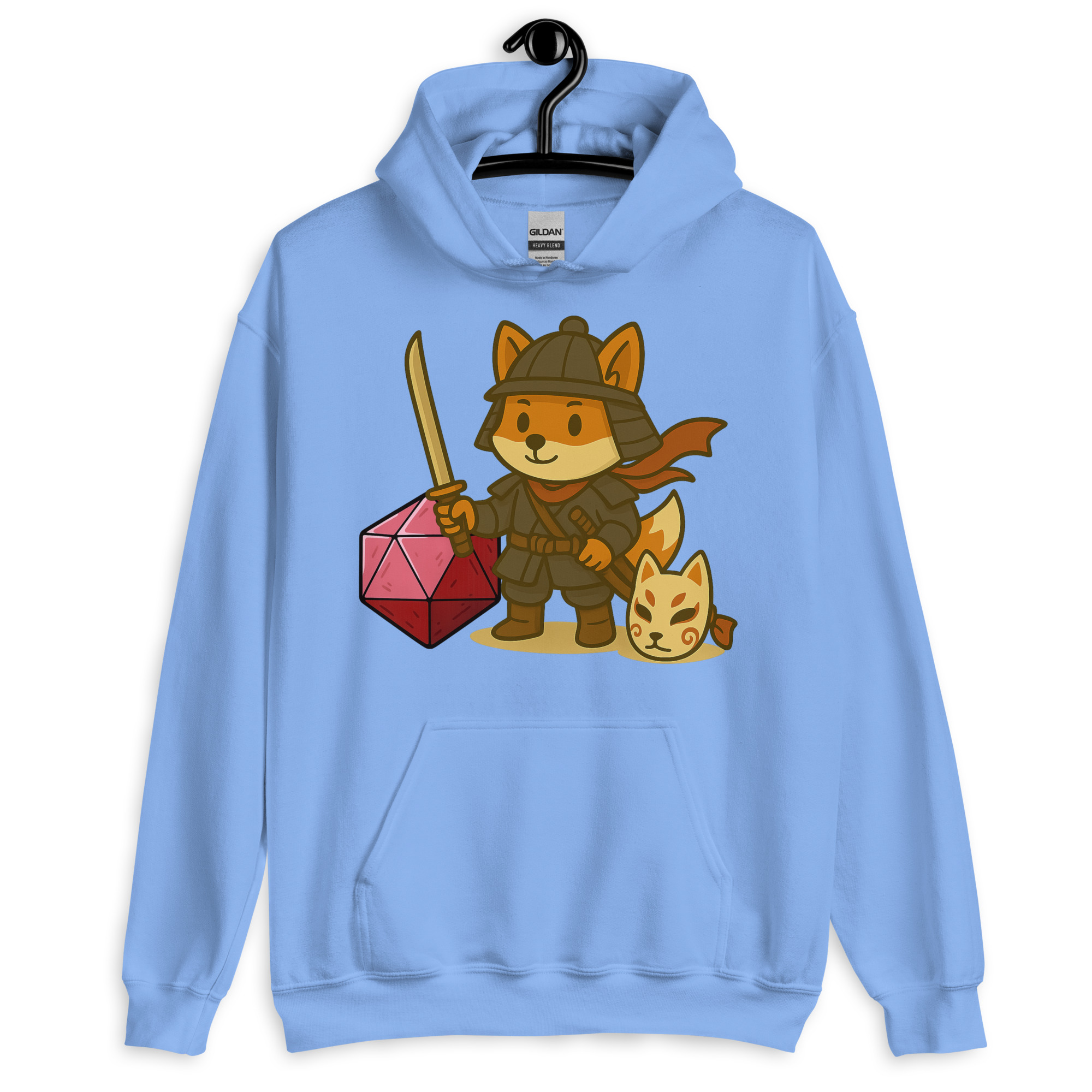 Dicefox Samurai - DTF-Unisex-Kapuzenpullover – Bild 20