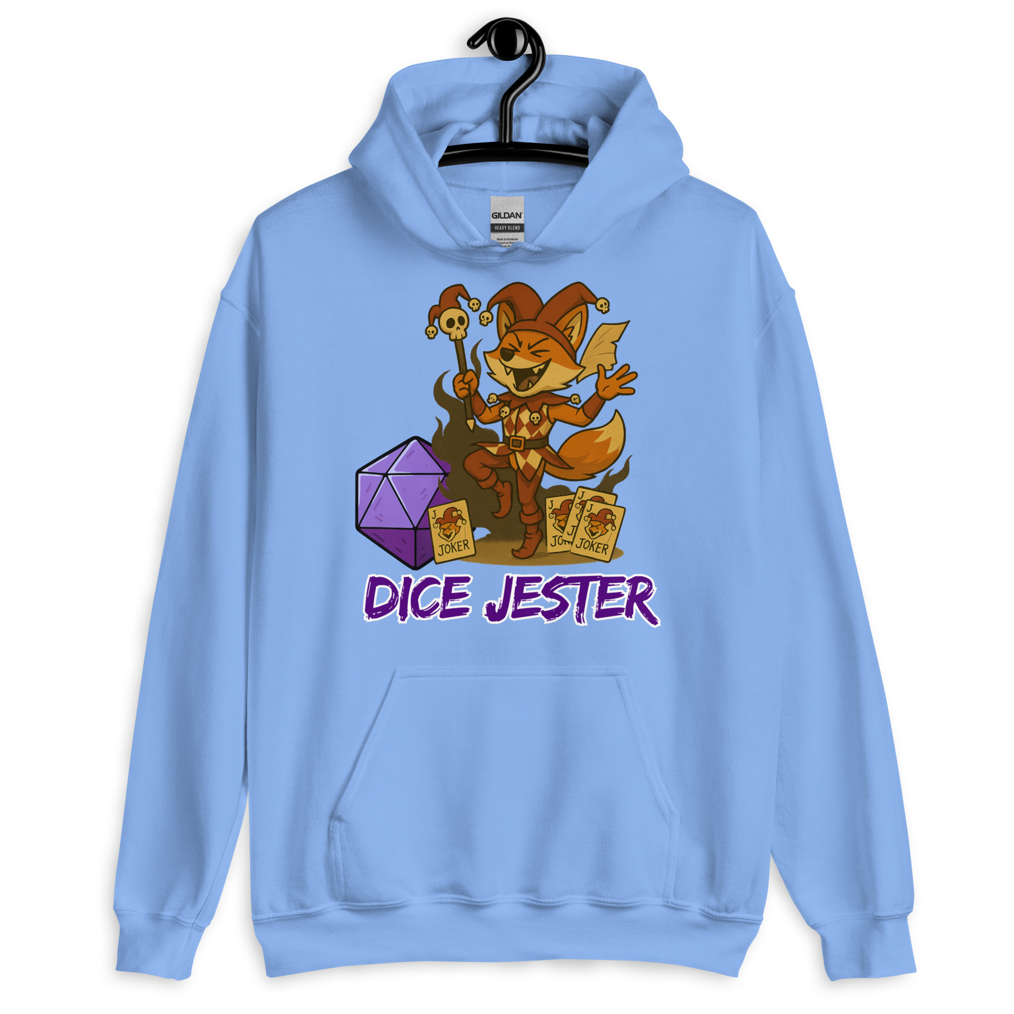 Dice Jester - DTF-Unisex-Kapuzenpullover – Bild 20