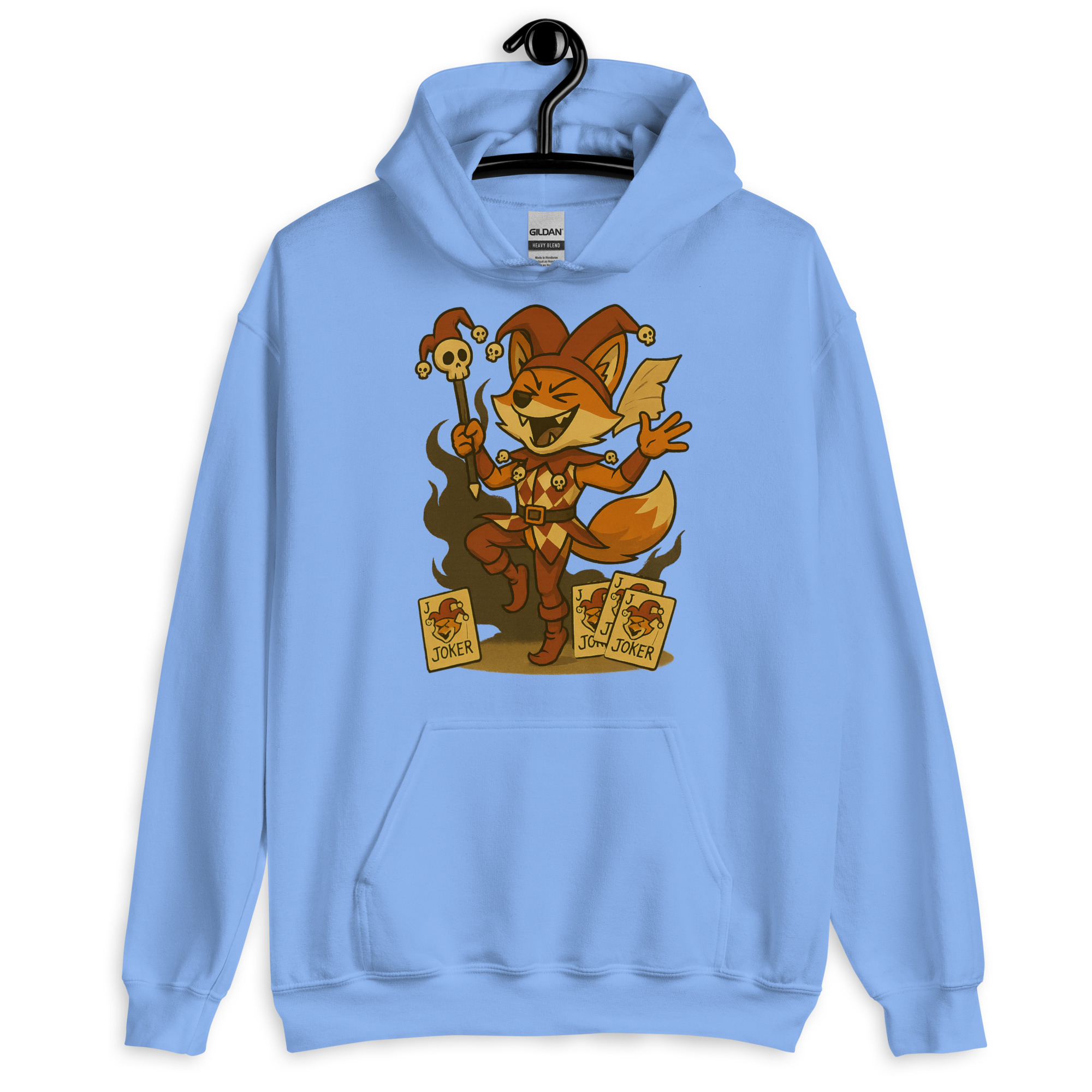 Fox Jester - DTF-Unisex-Kapuzenpullover – Bild 20