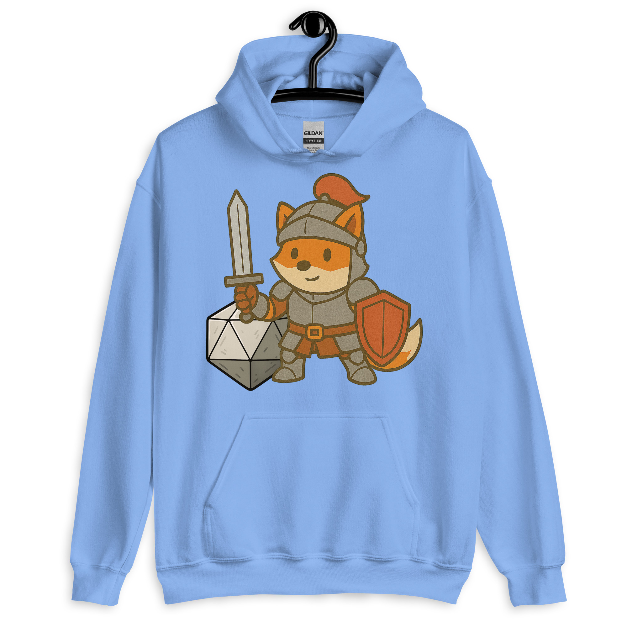 Dicefox Knight - DTF-Unisex-Kapuzenpullover – Bild 20