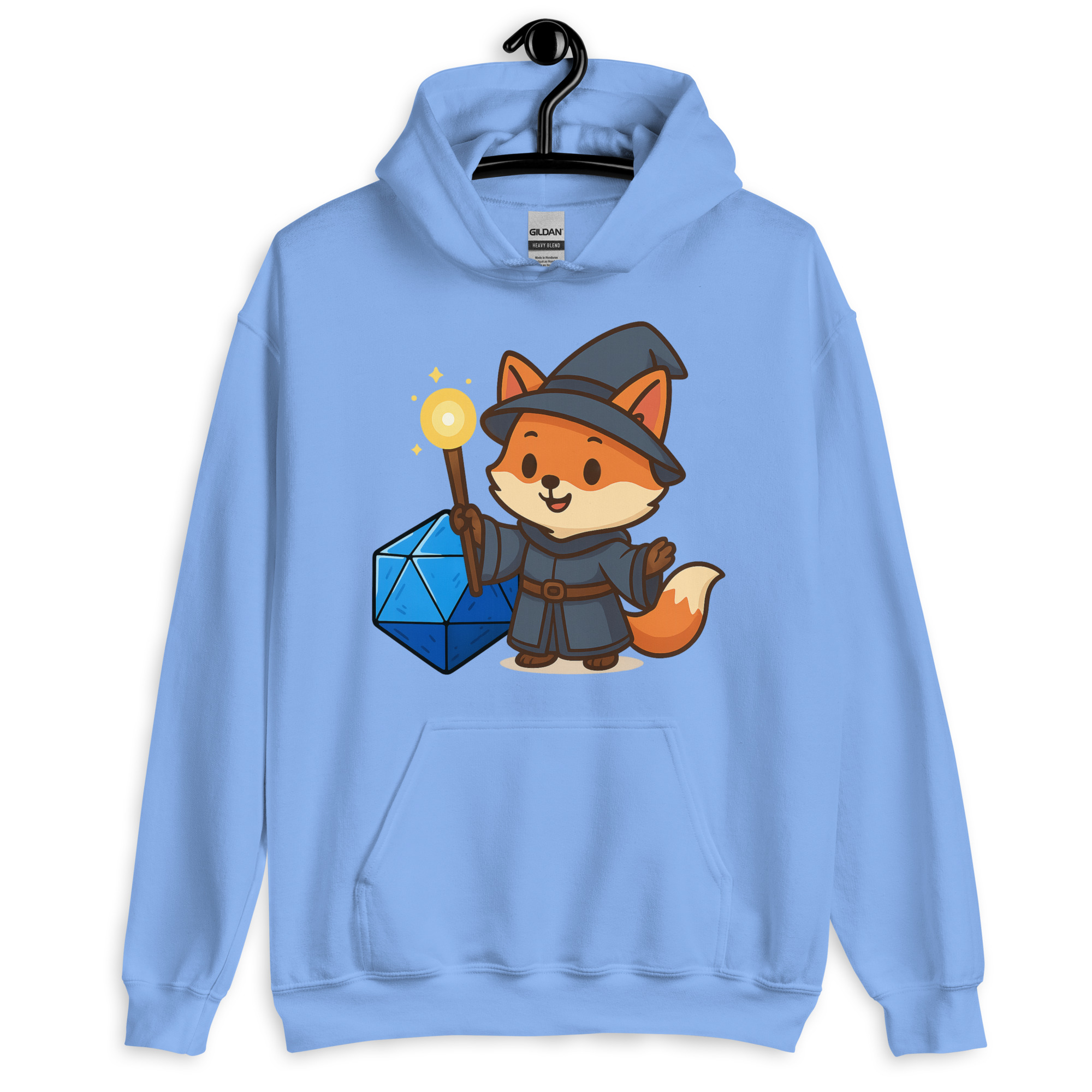Dicefox Wizard - DTF-Unisex-Kapuzenpullover – Bild 20