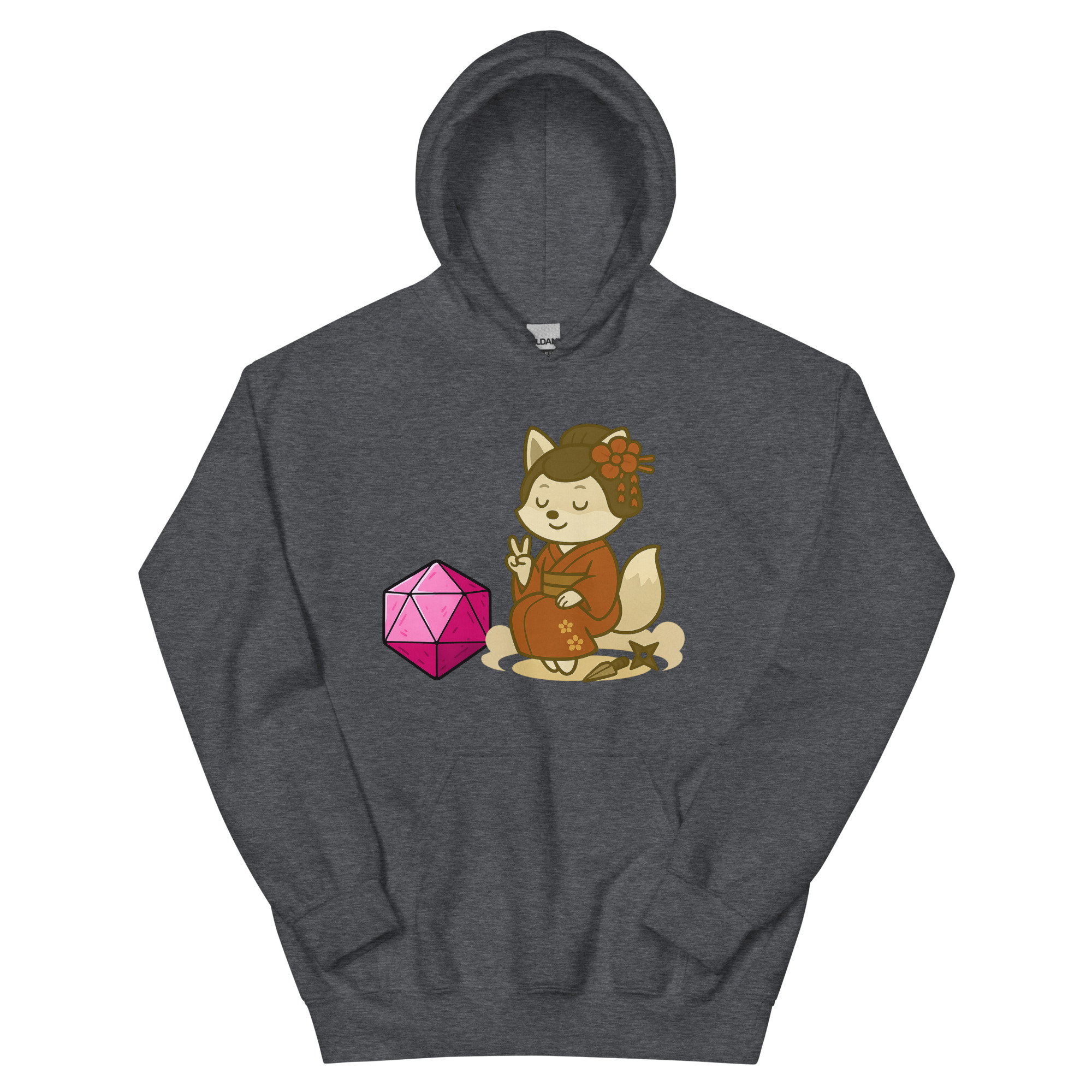 Dicefox Konoishi - DTF-Unisex-Kapuzenpullover – Bild 9