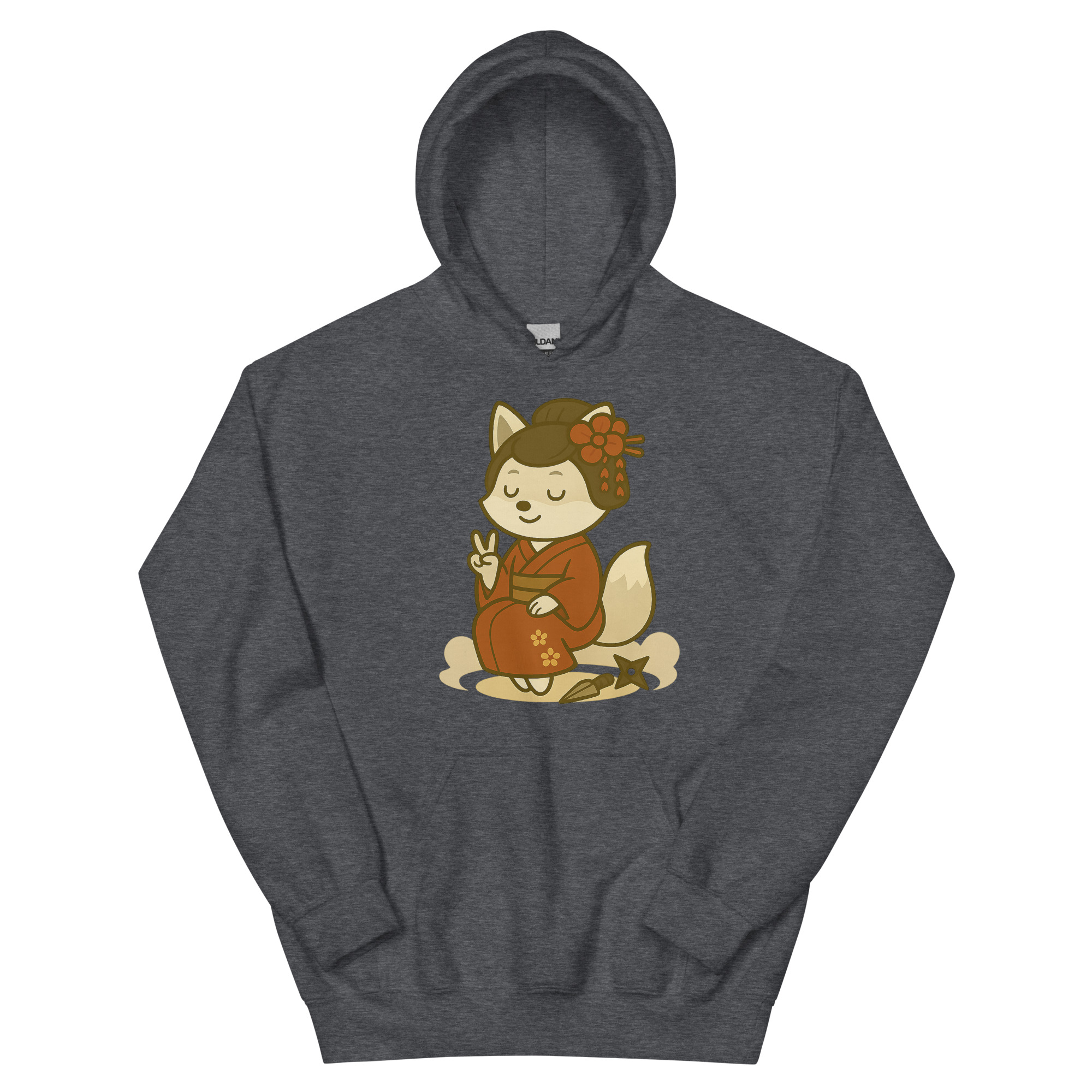 Fox Kunoishi - DTF-Unisex-Kapuzenpullover – Bild 9