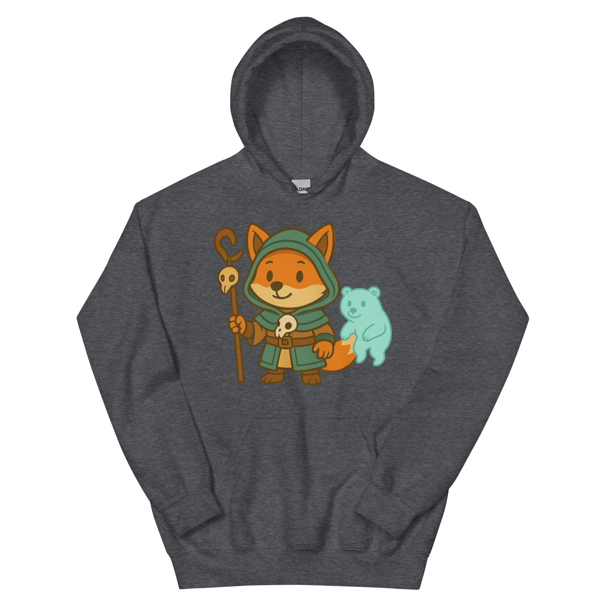 Fox Shaman - DTF-Unisex-Kapuzenpullover – Bild 9