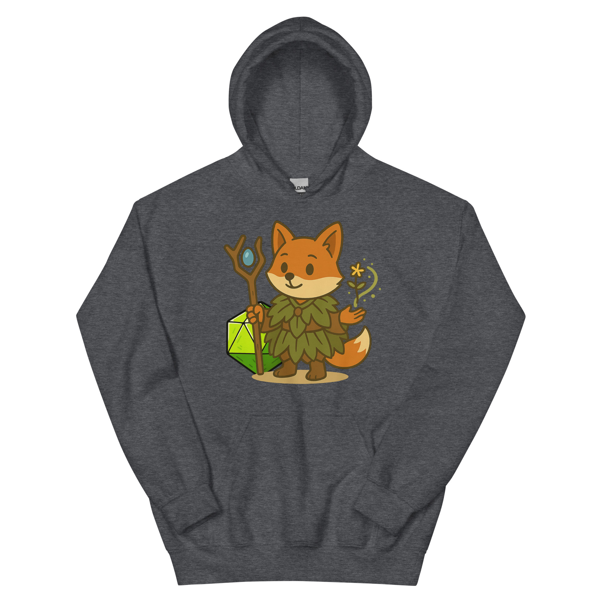 Dicefox Druid - DTF-Unisex-Kapuzenpullover – Bild 9