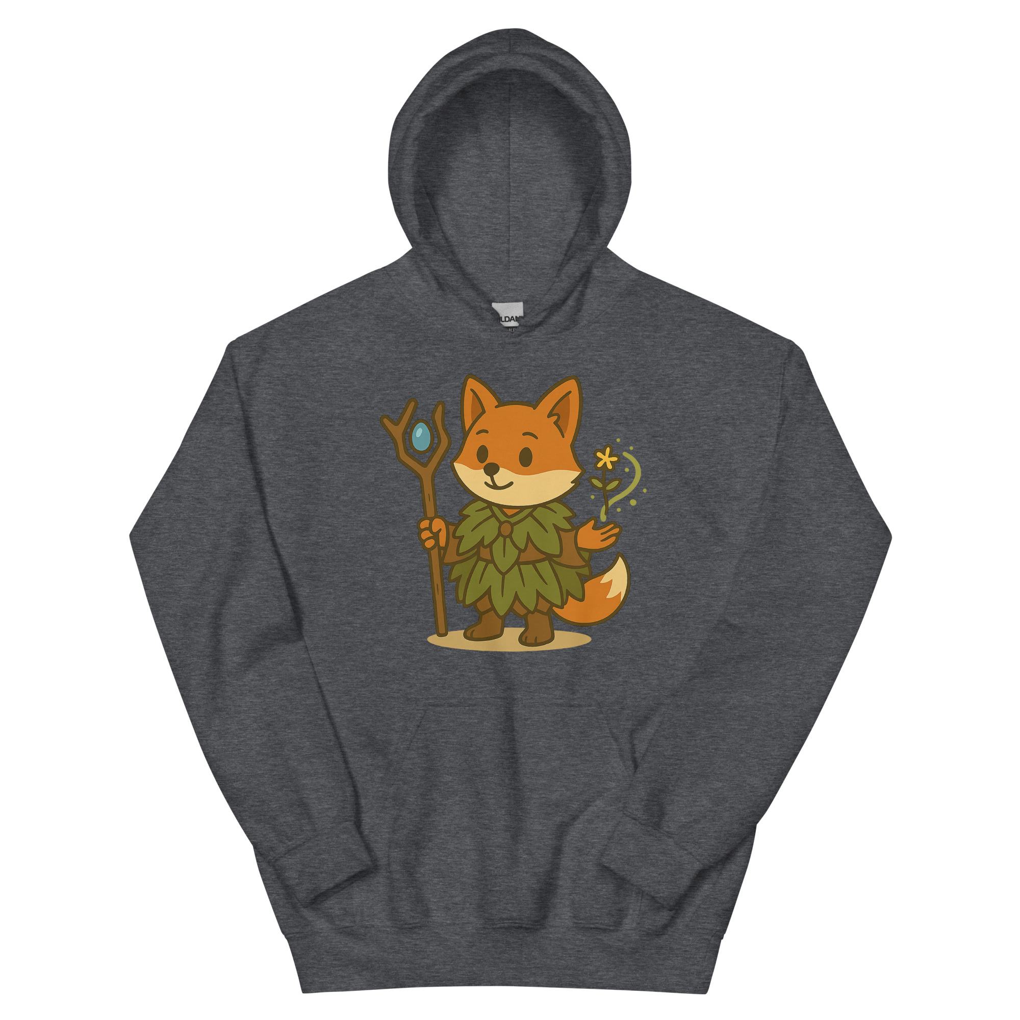 Fox Druid - DTF-Crop-Hoodie – Bild 10