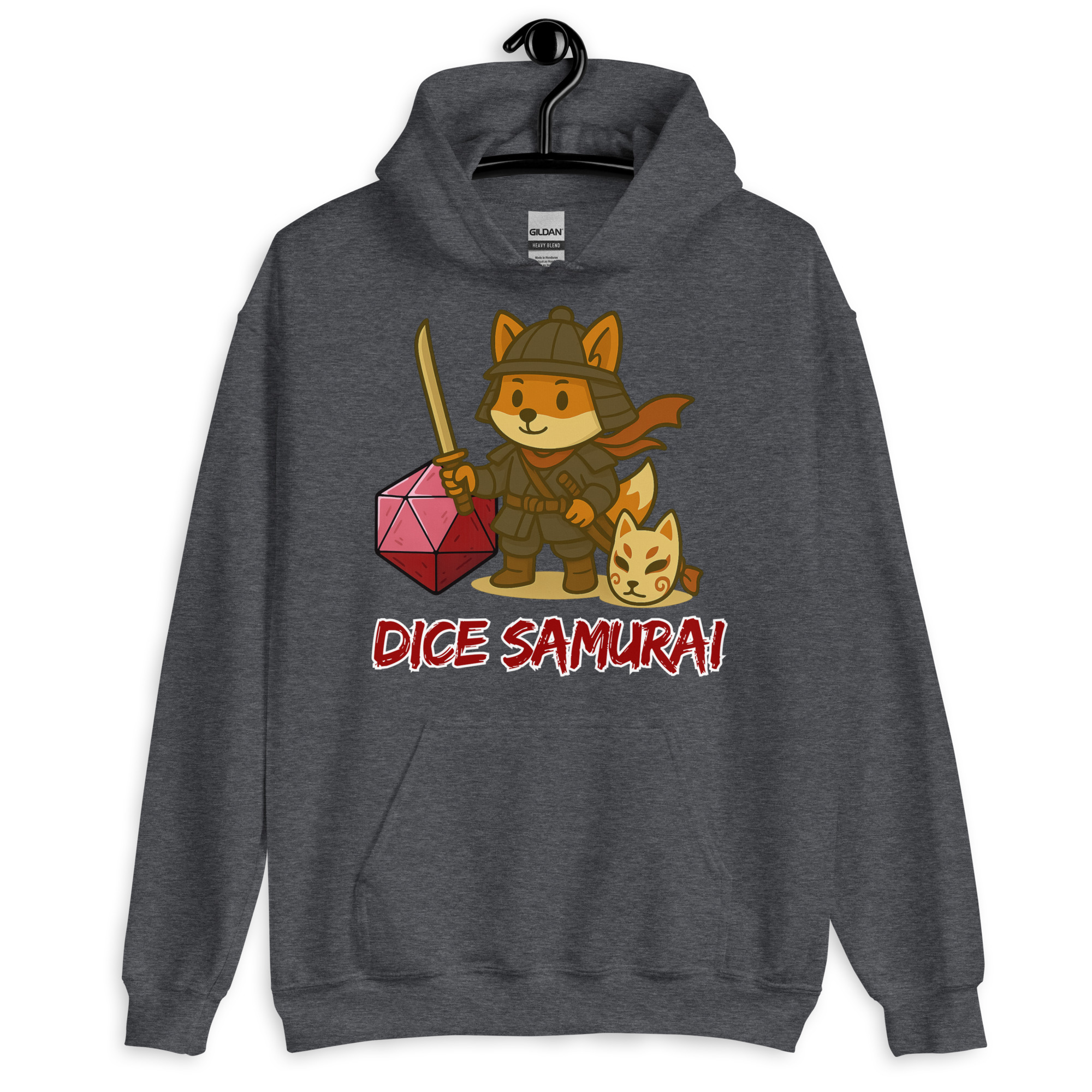 Dice Samurai - DTF-Unisex-Kapuzenpullover – Bild 10