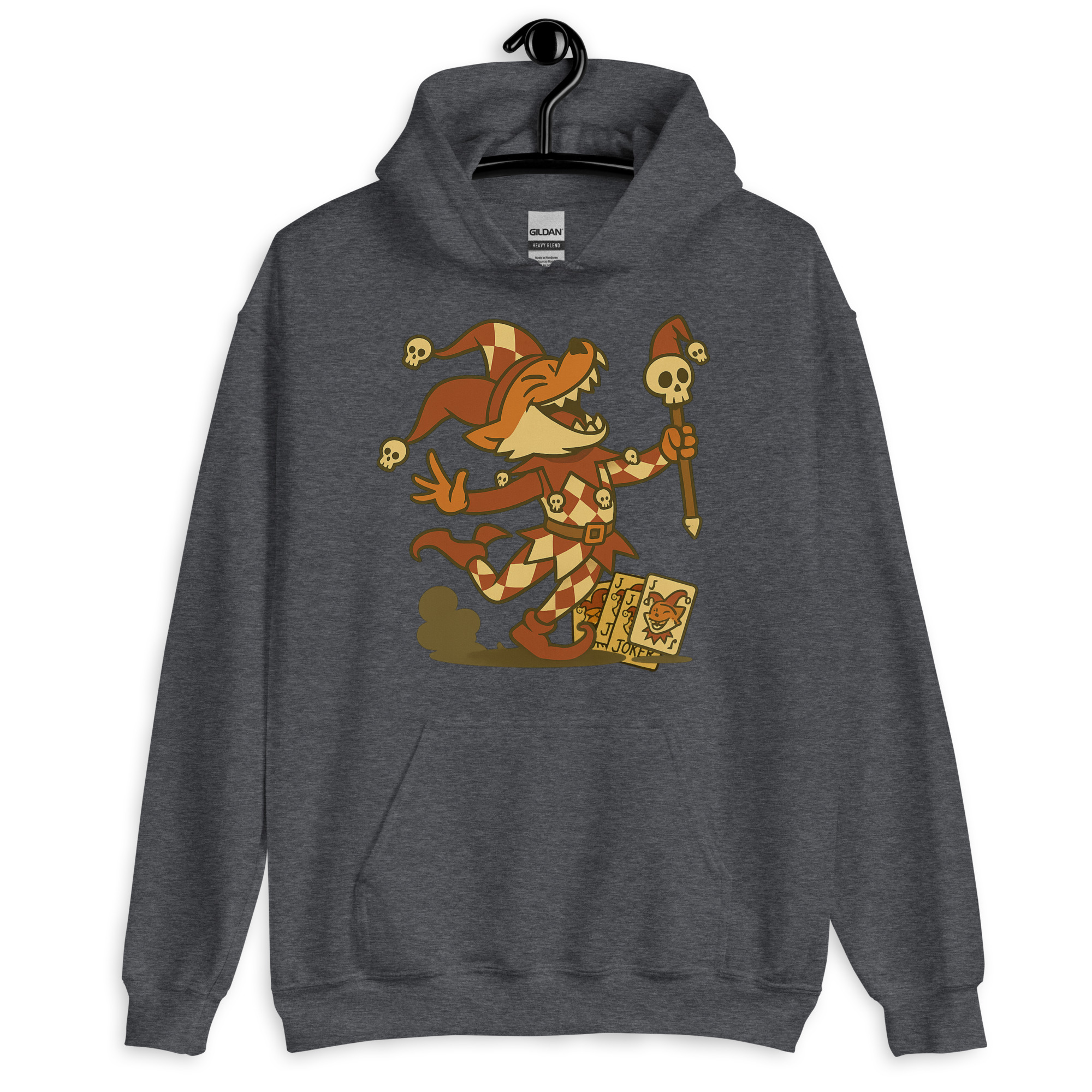 Fox Trickser - DTF-Unisex-Kapuzenpullover – Bild 10