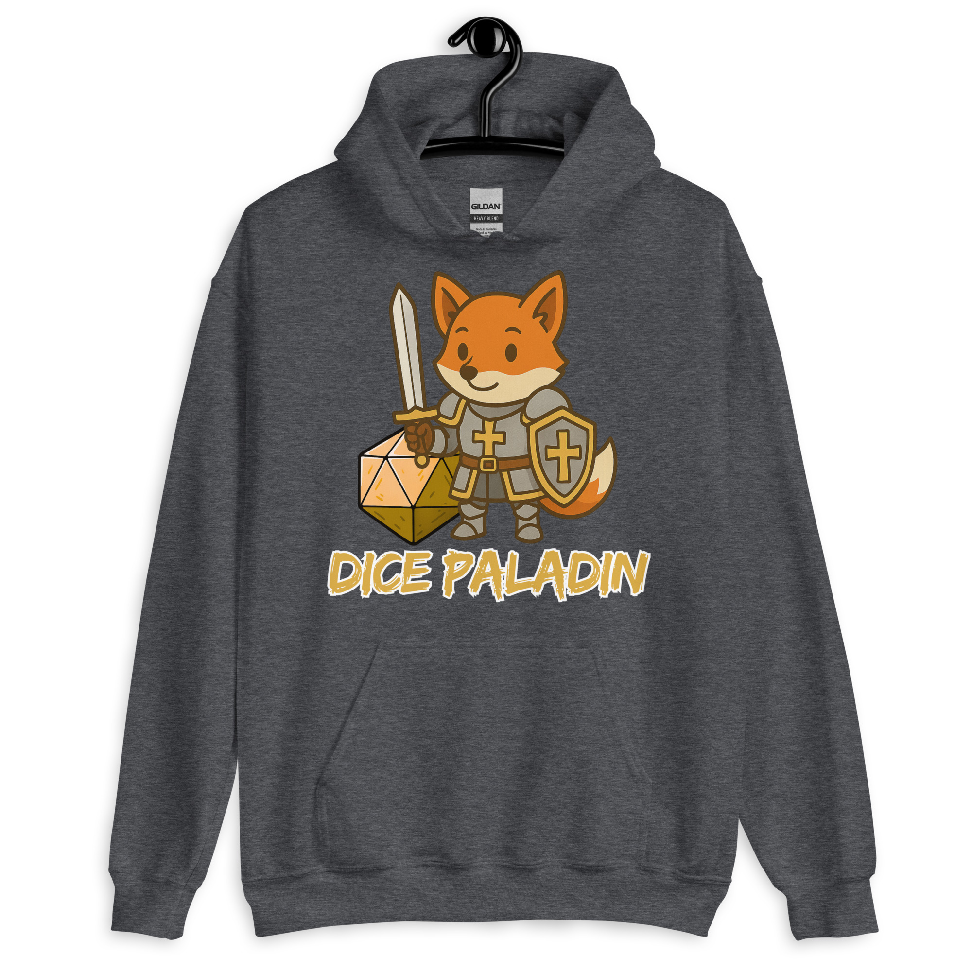 Dice Paladin - DTF-Unisex-Kapuzenpullover – Bild 10