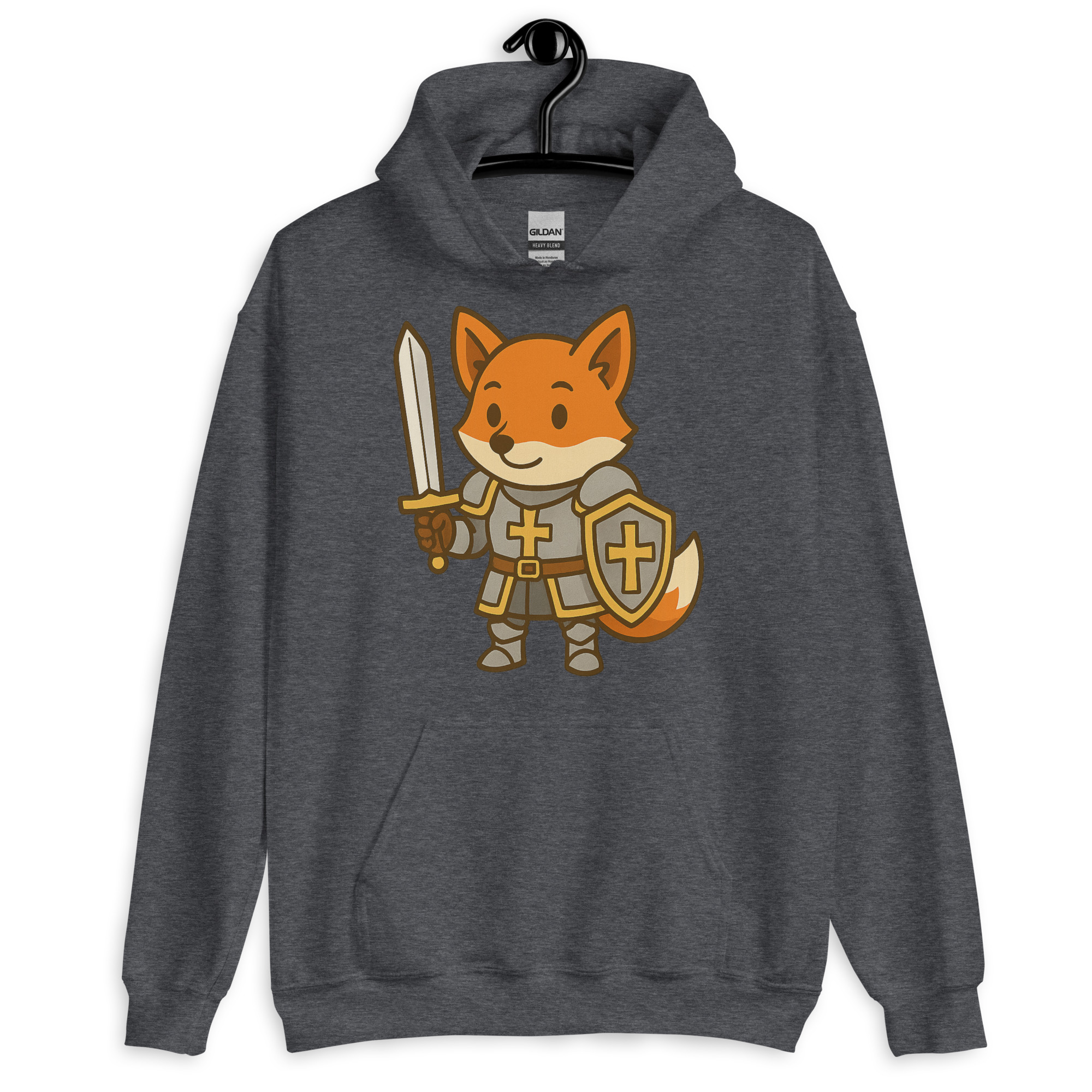 Fox Paladin - DTF-Unisex-Kapuzenpullover – Bild 10