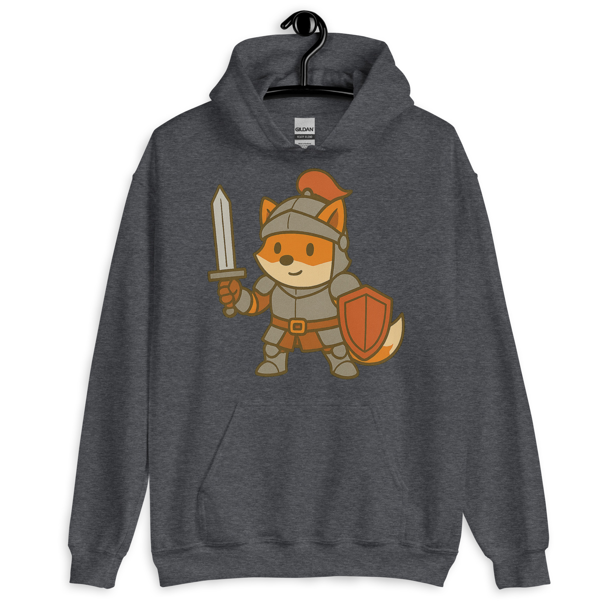 Fox Knight - DTF-Unisex-Kapuzenpullover – Bild 10