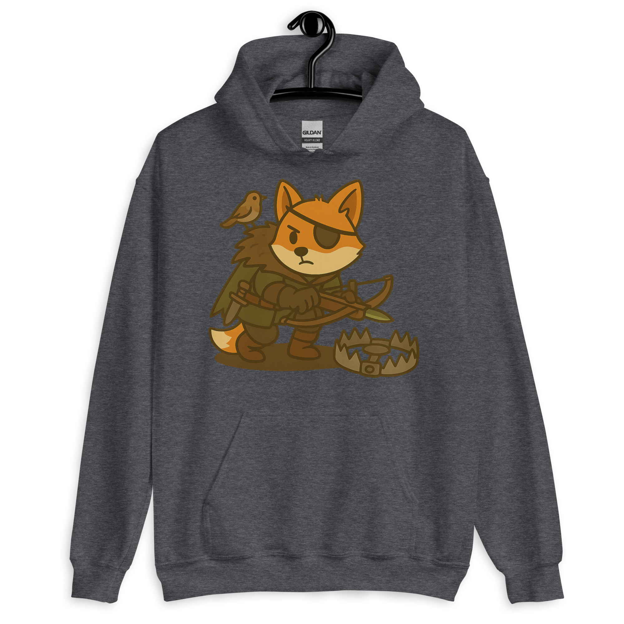 Fox Hunter - DTF-Unisex-Kapuzenpullover – Bild 10